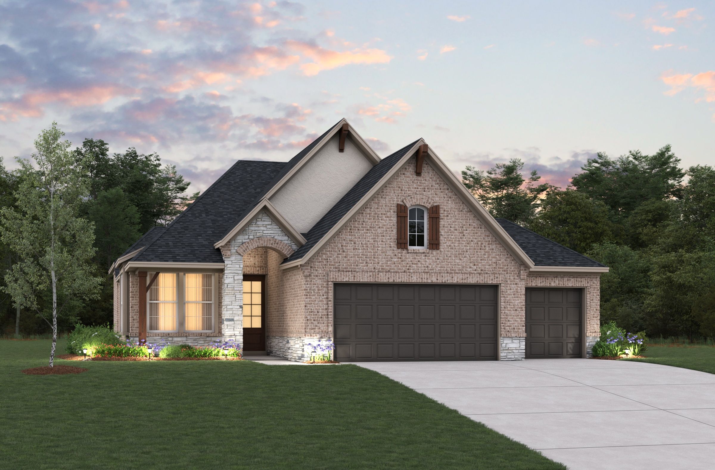 French Country M Elevation