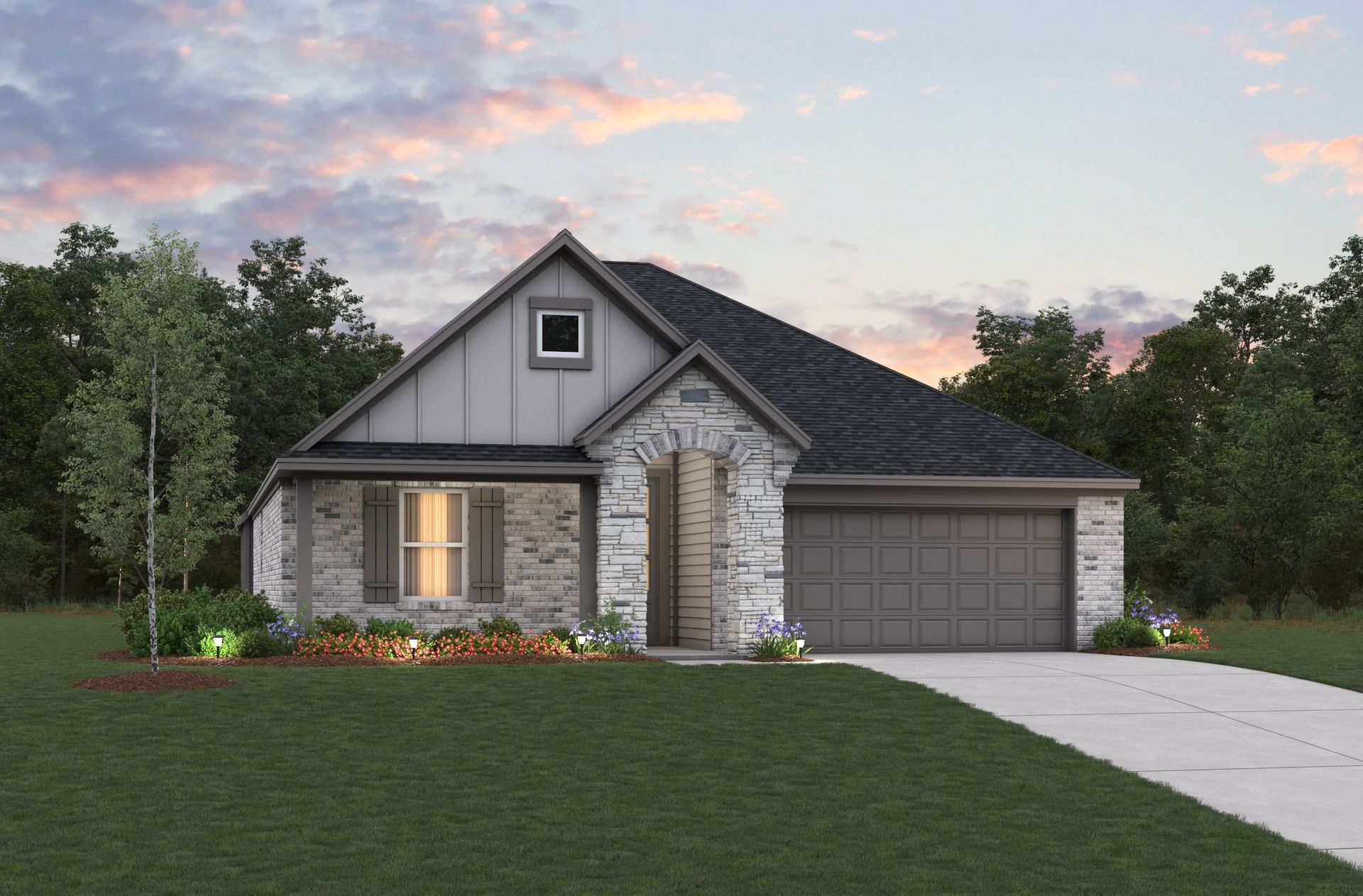 French Country L Elevation