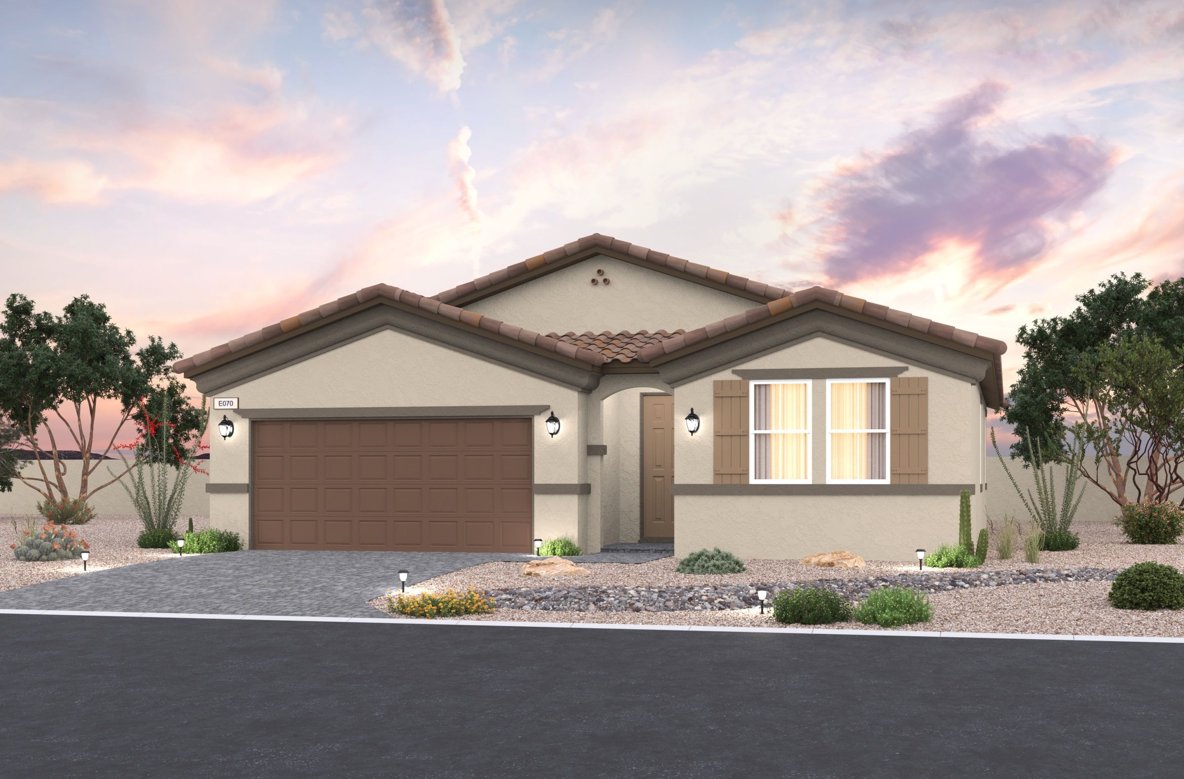 Spanish Colonial L Elevation
