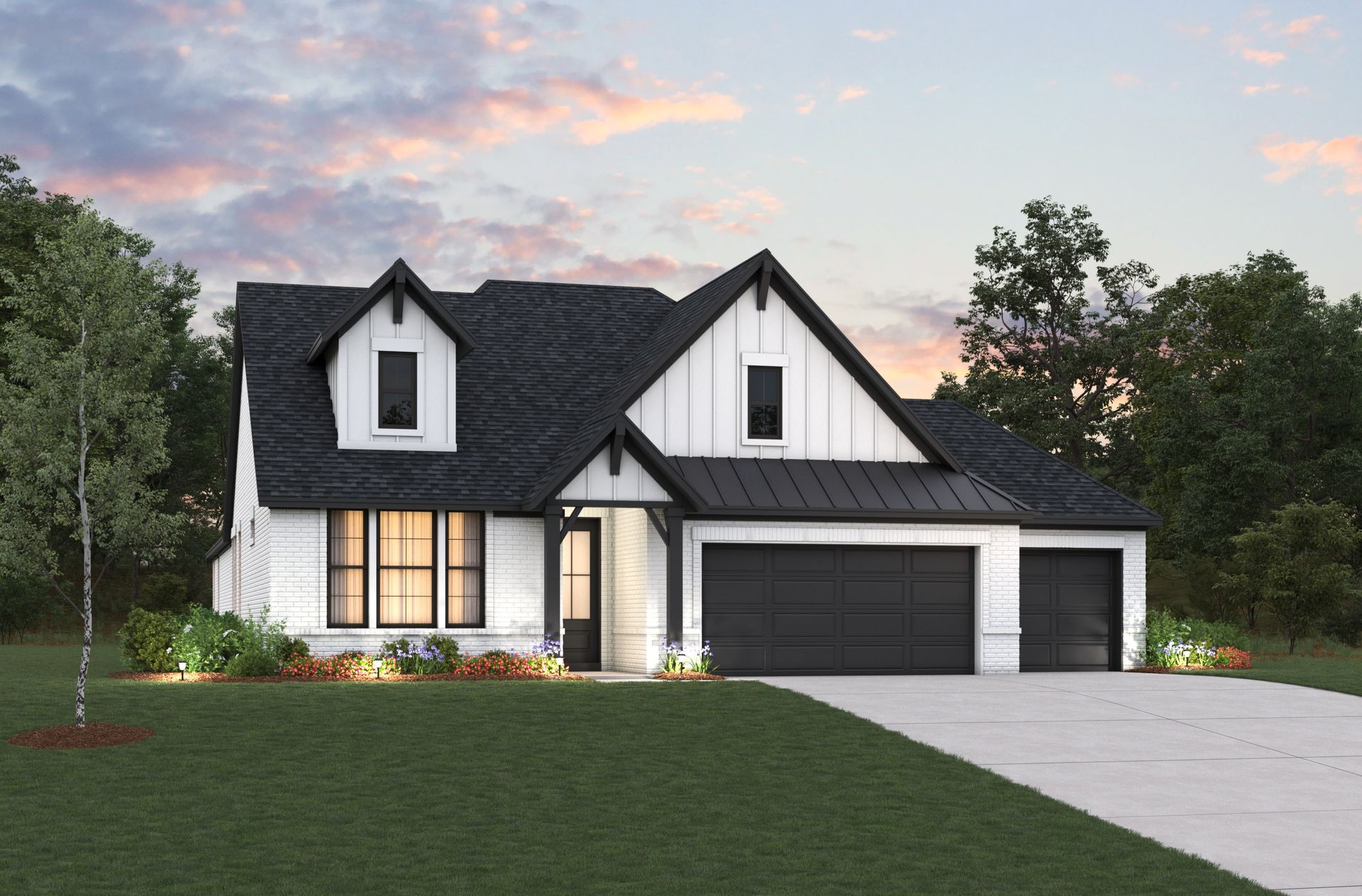 Farmhouse M Elevation