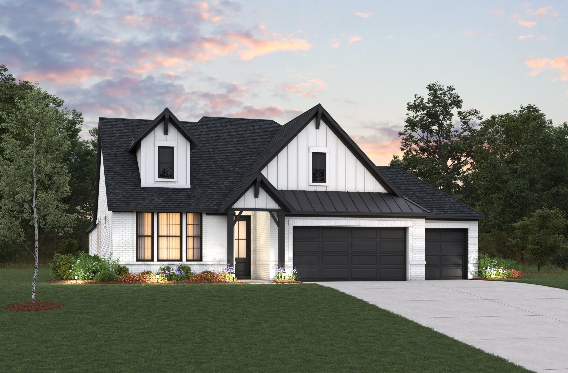 Farmhouse M Elevation