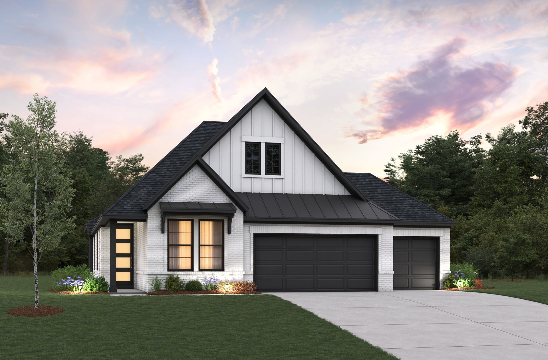 Farmhouse L Elevation