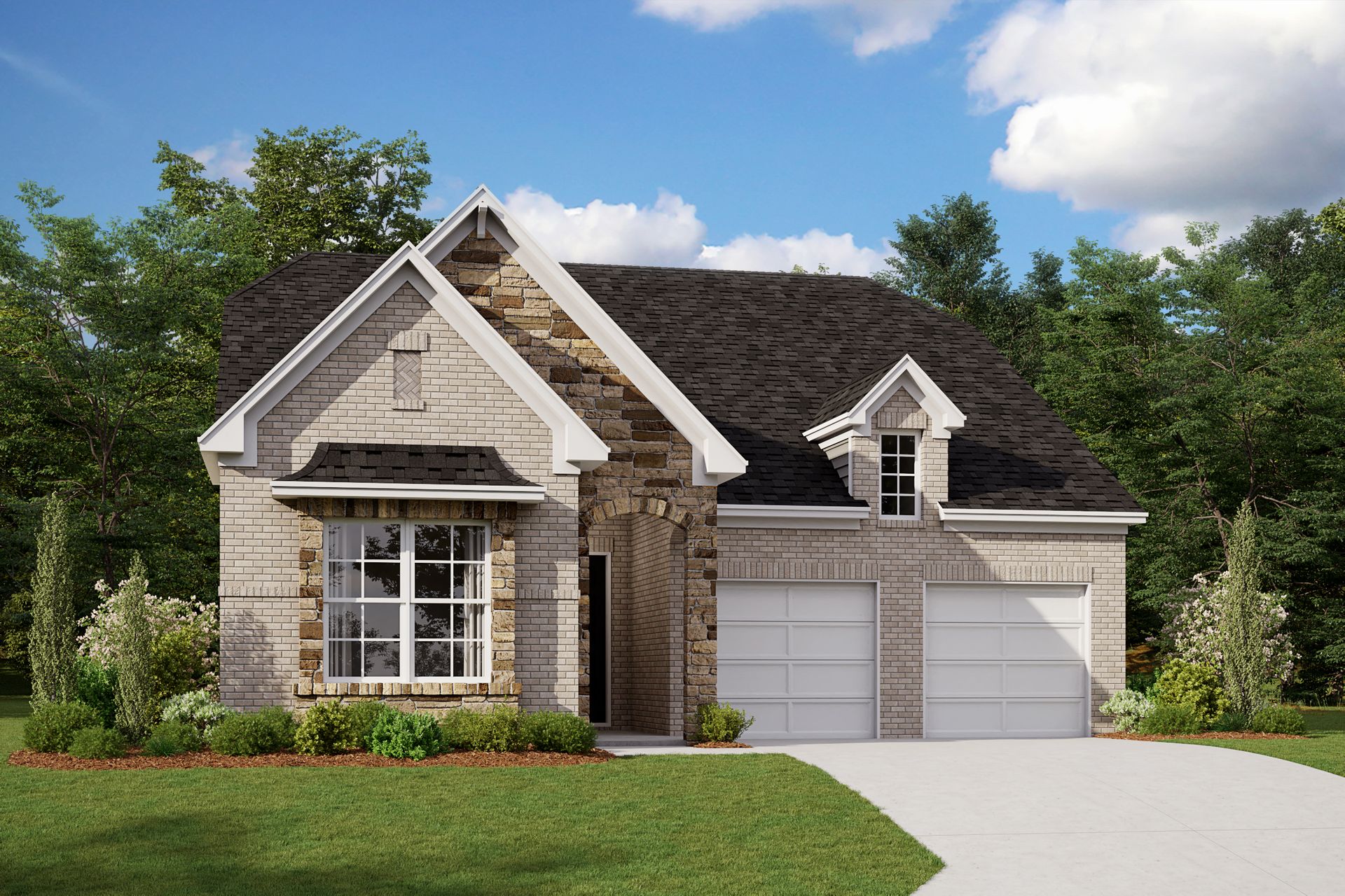 French Country L Elevation