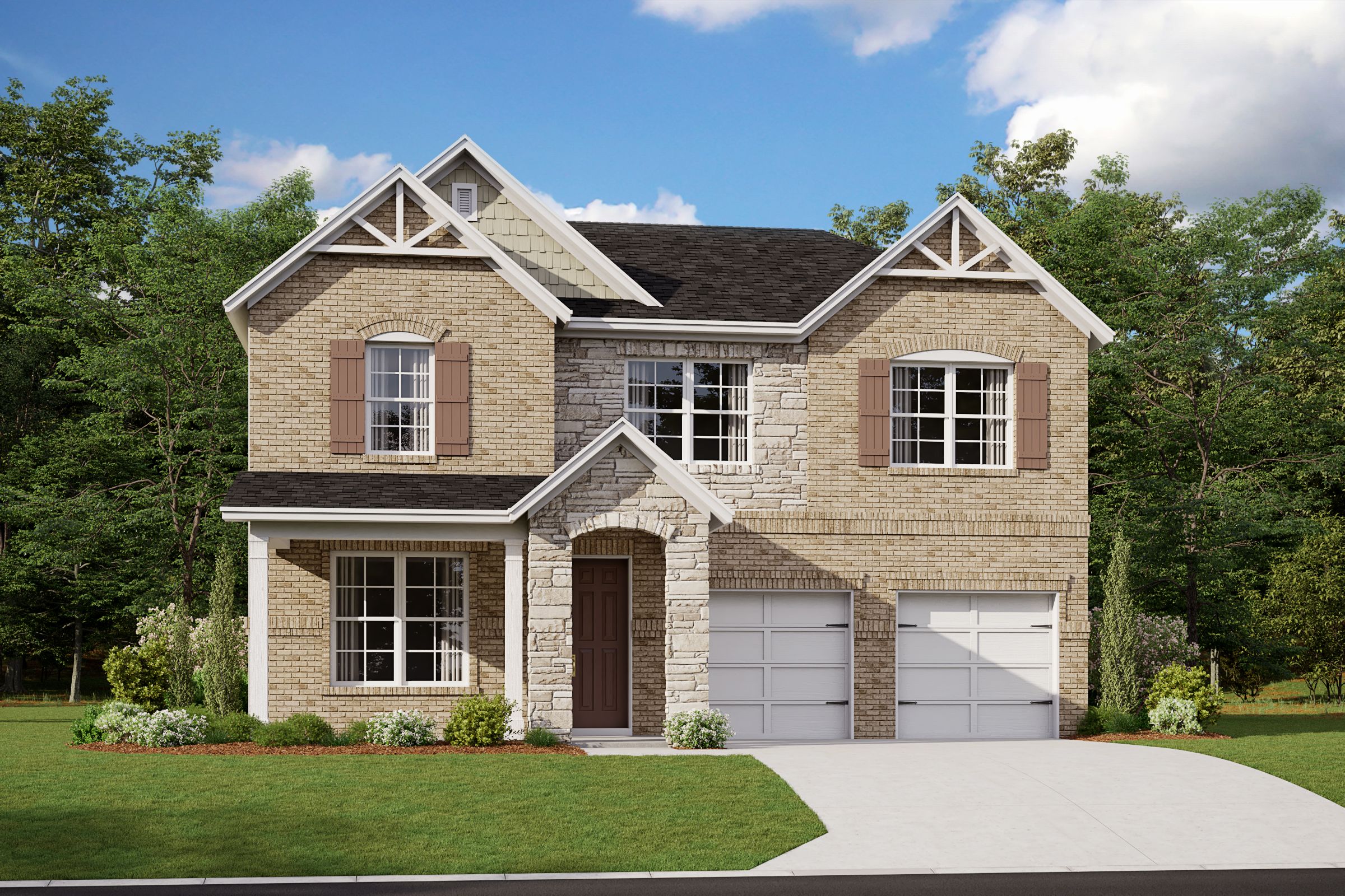 French Country M Elevation