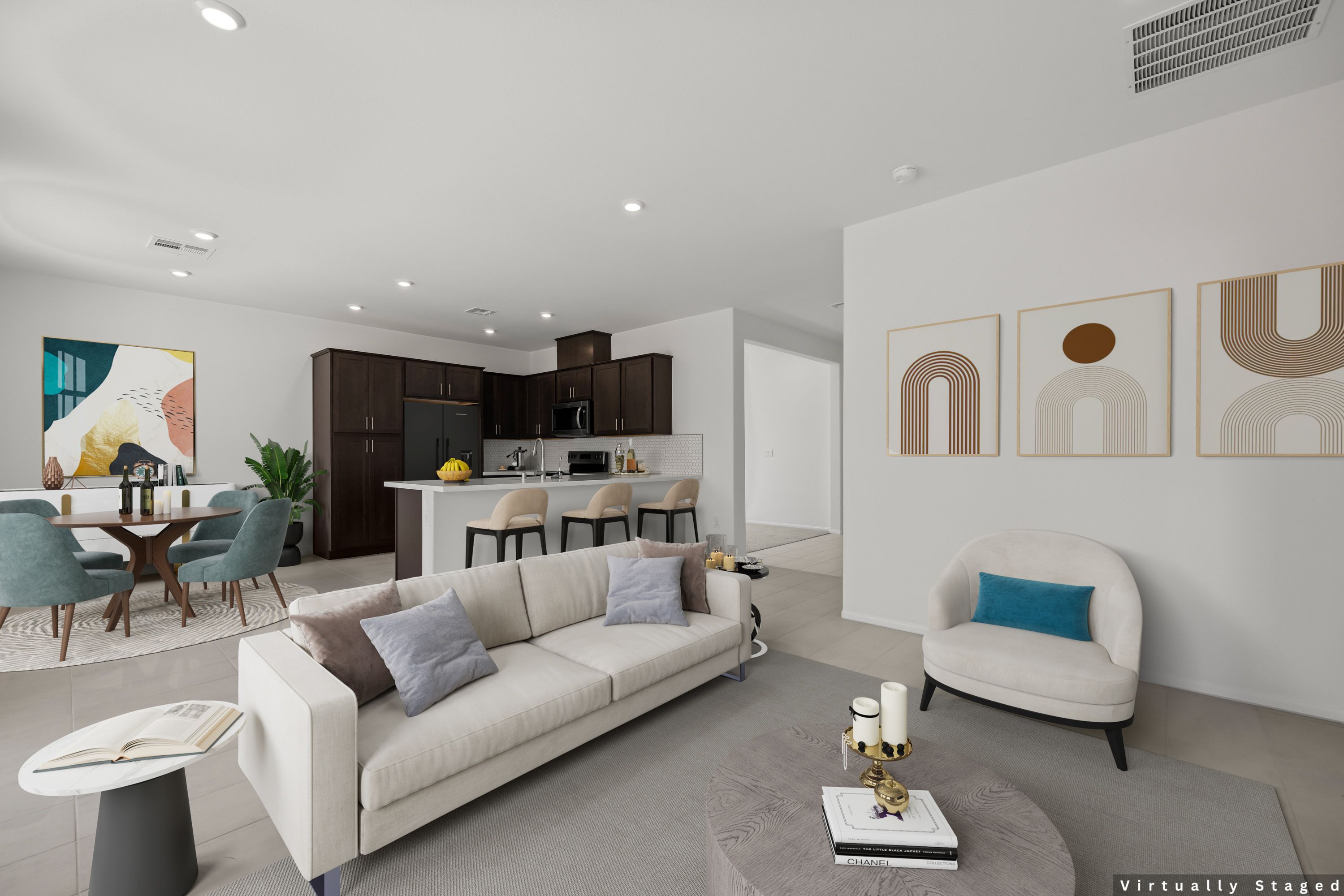 Haven Living Room and Kitchen