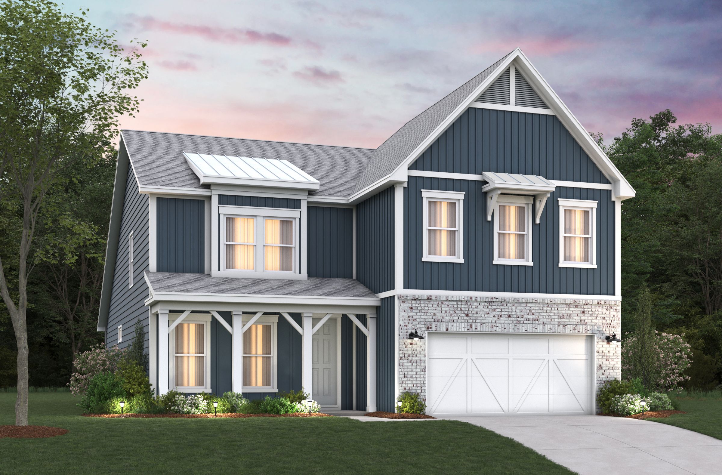 Farmhouse L Elevation