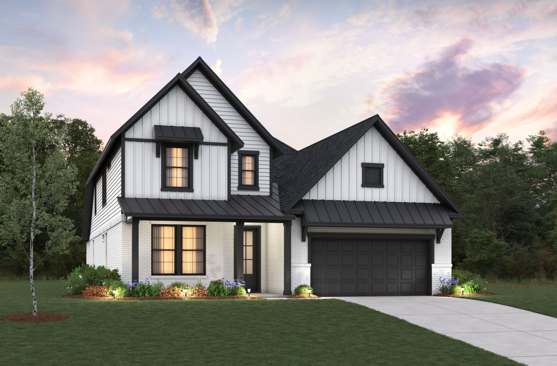 Farmhouse M Elevation