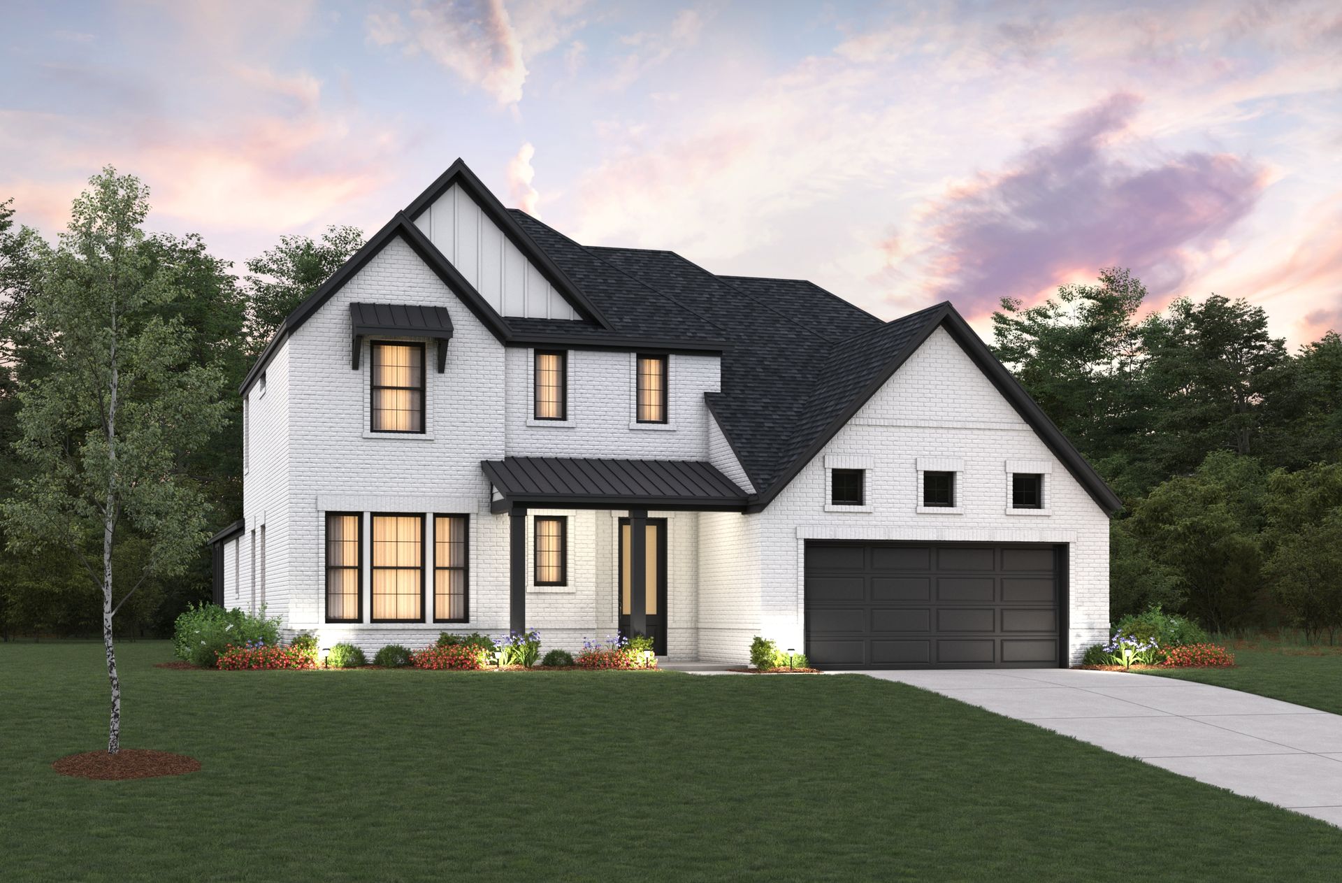 Farmhouse L Elevation
