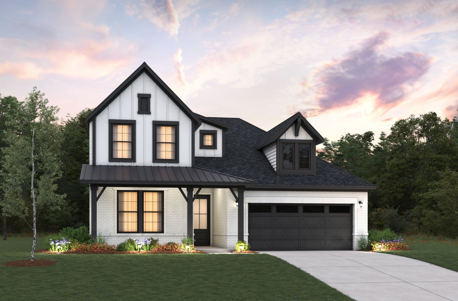 Farmhouse L Elevation