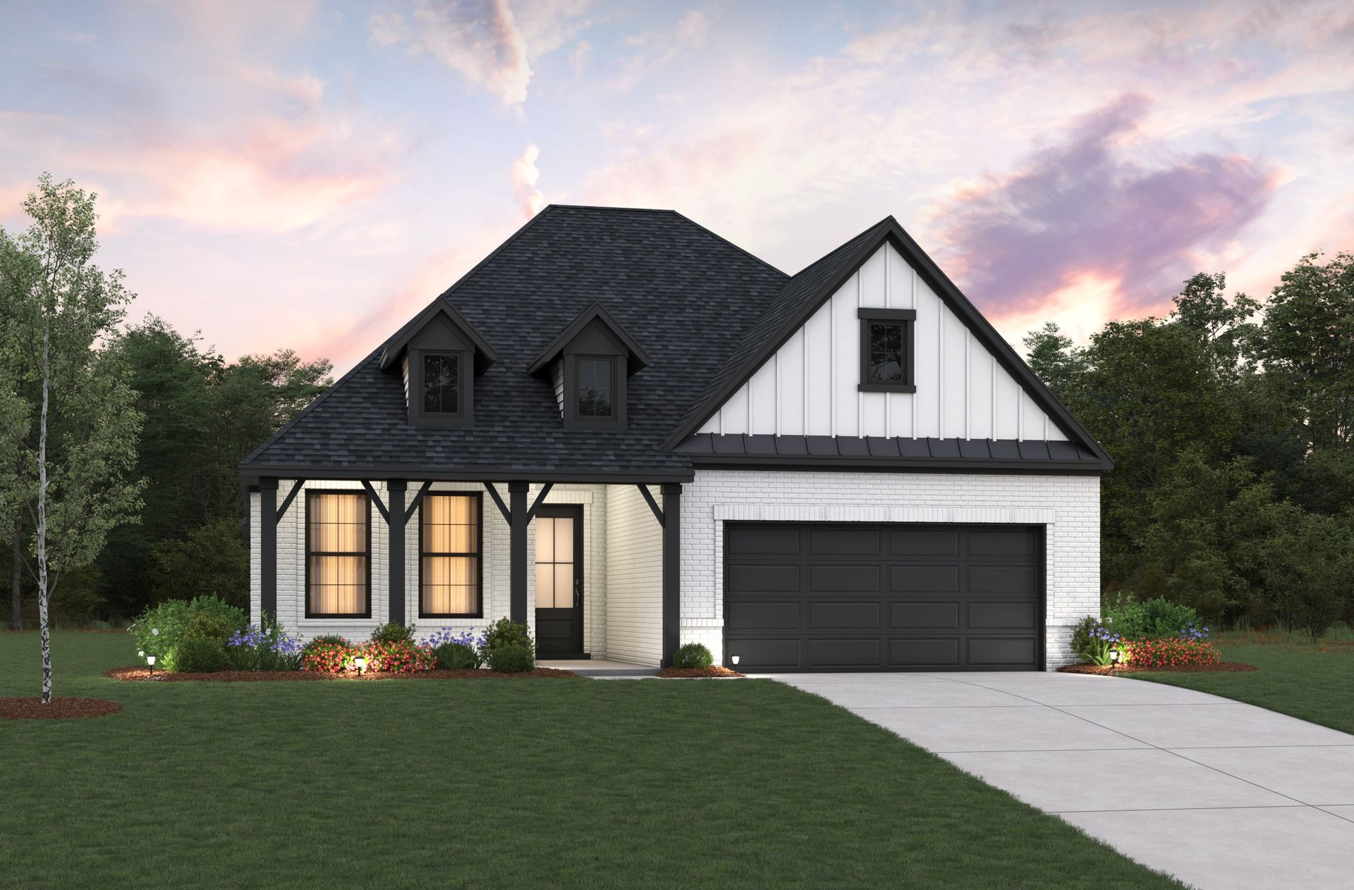 Farmhouse M Elevation