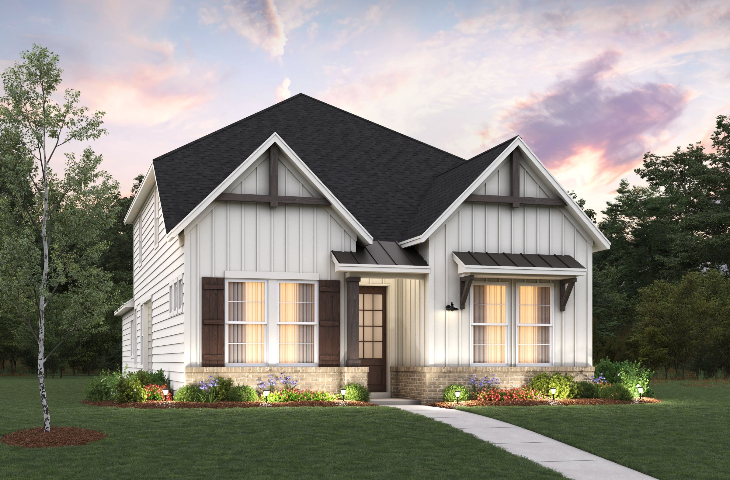 Farmhouse L Elevation