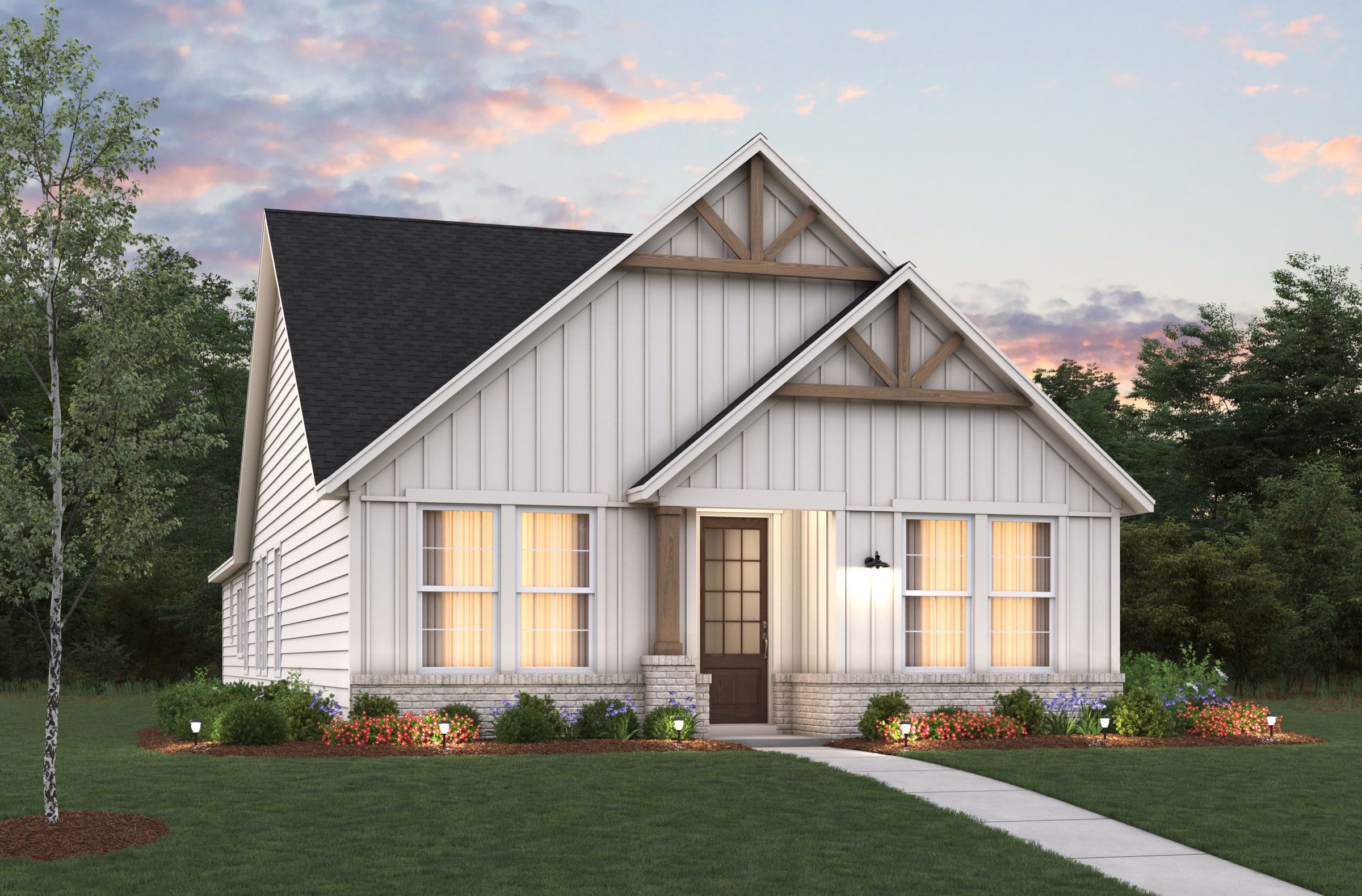 Farmhouse L Elevation