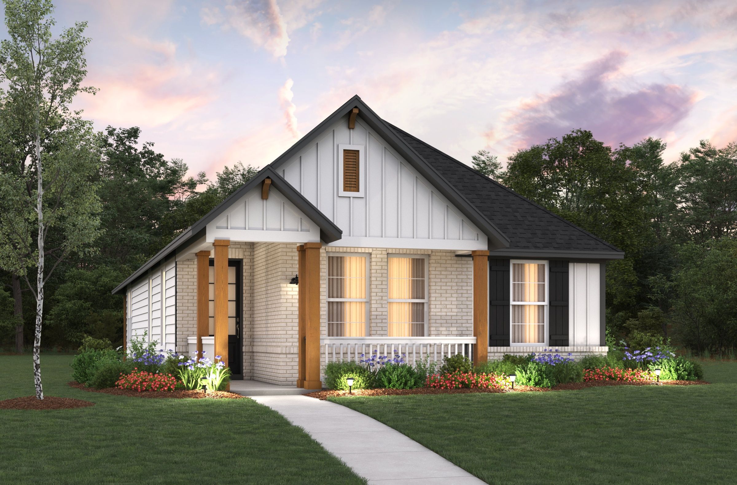 Farmhouse L Elevation