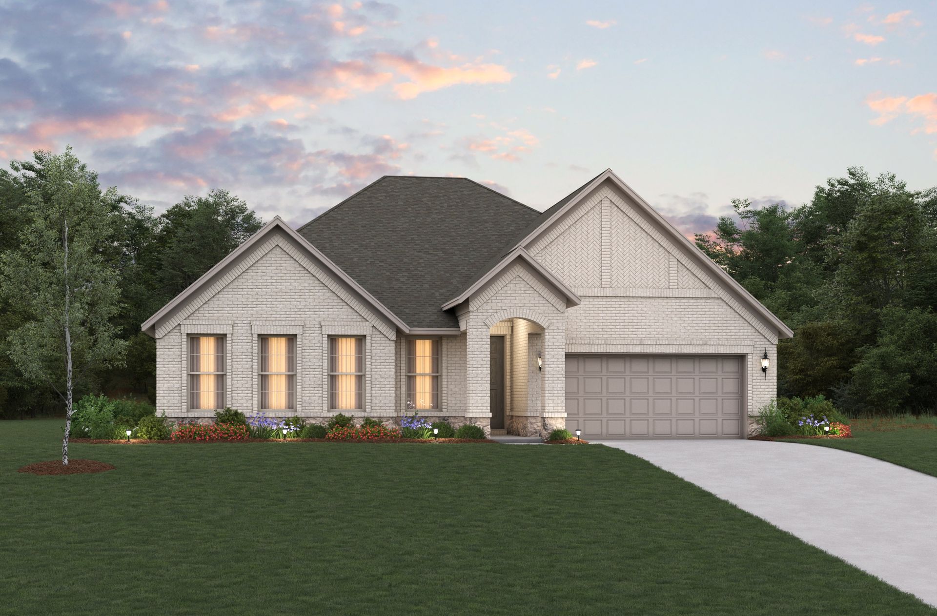 French Country L Elevation