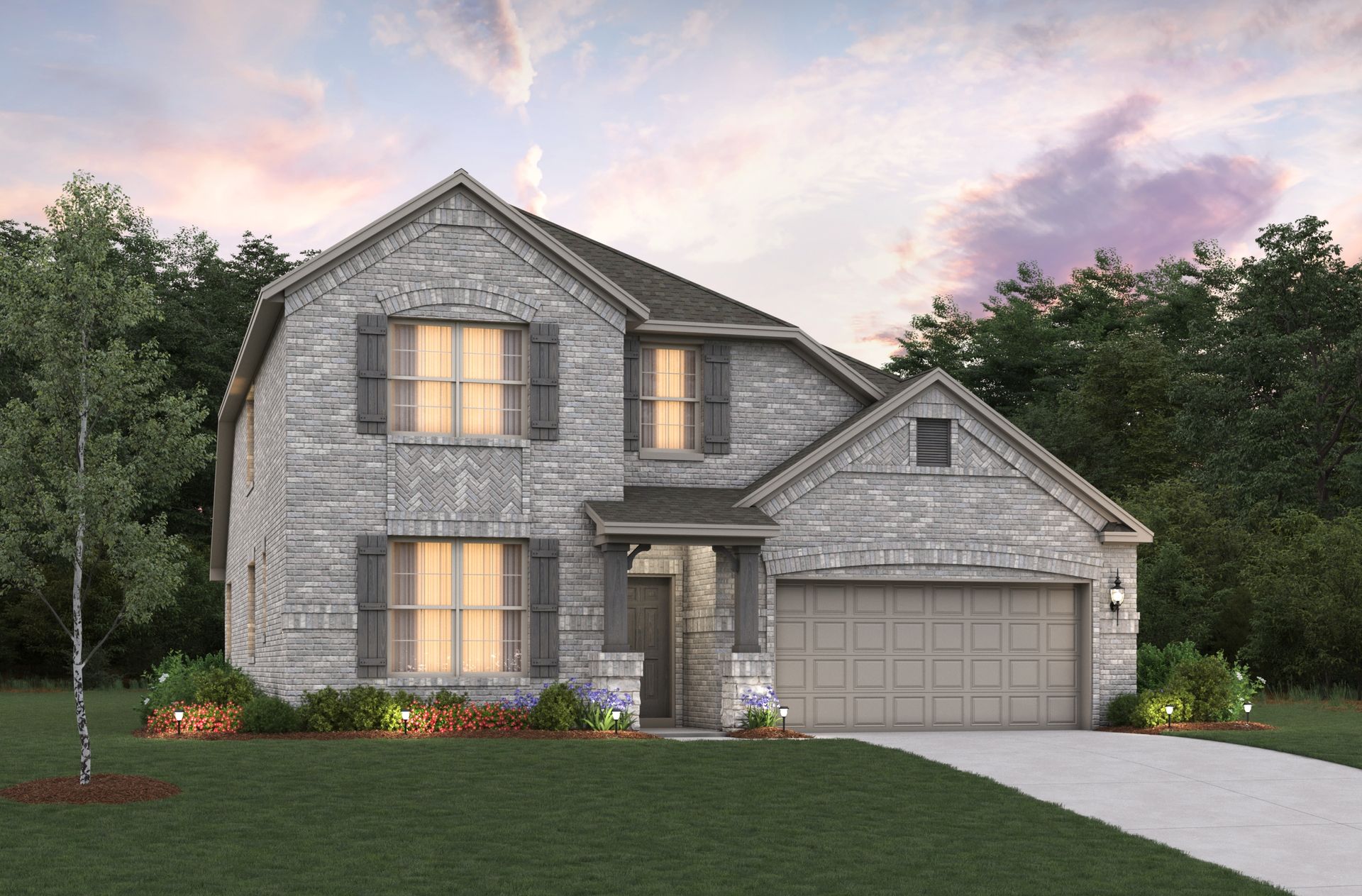 French Country M Elevation