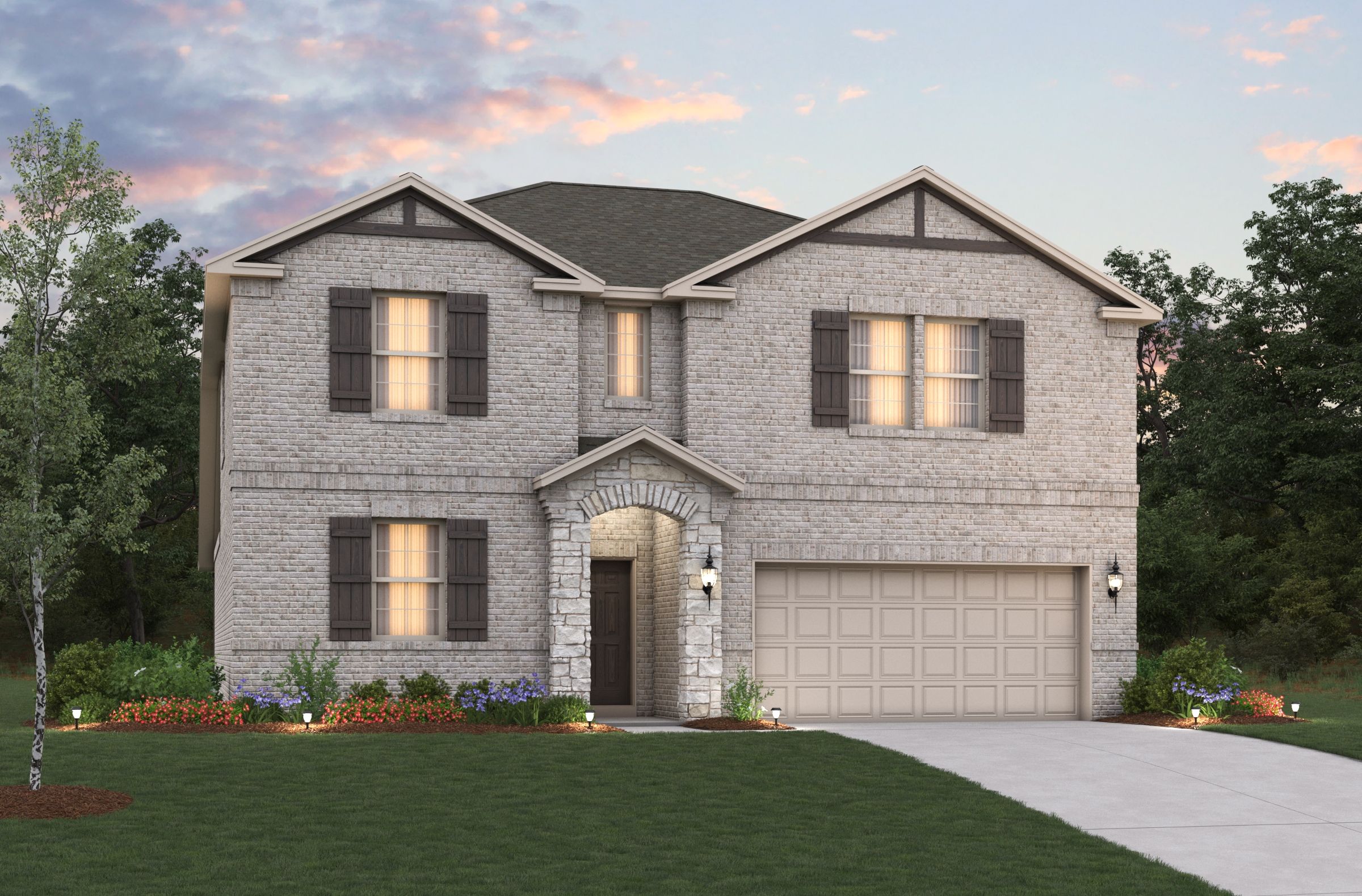 French Country B Elevation