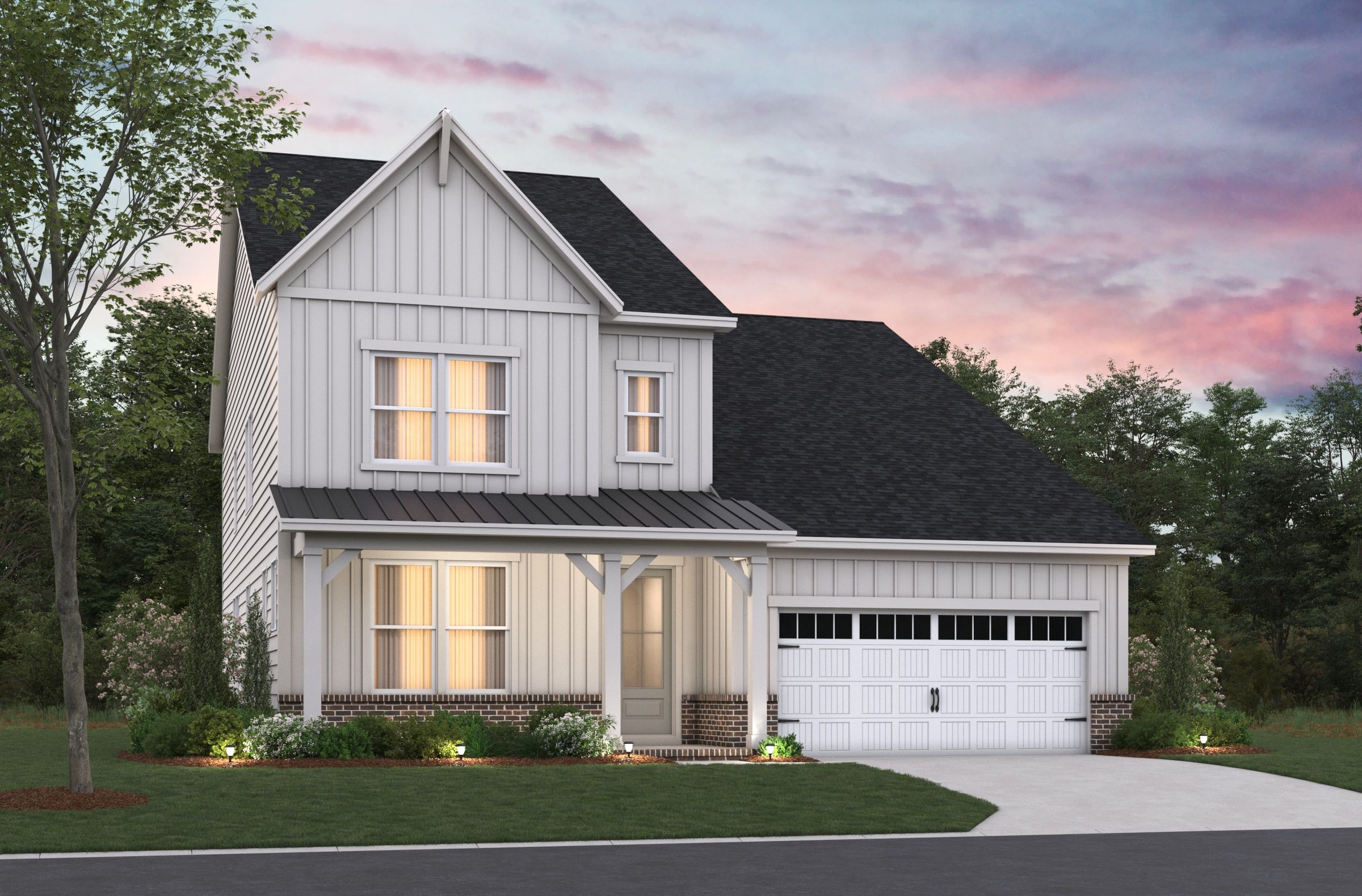 Farmhouse M Elevation