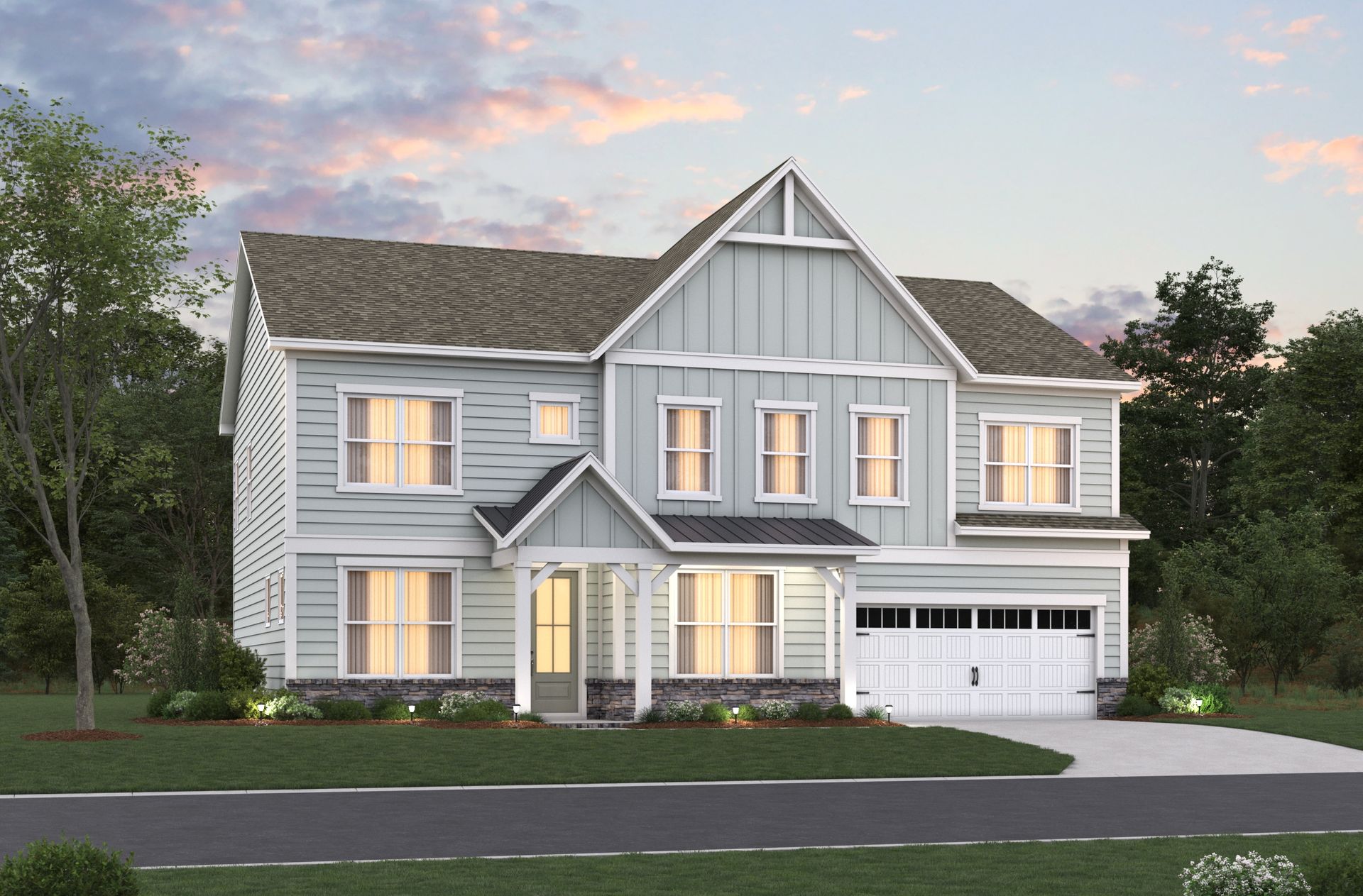 Farmhouse L Elevation