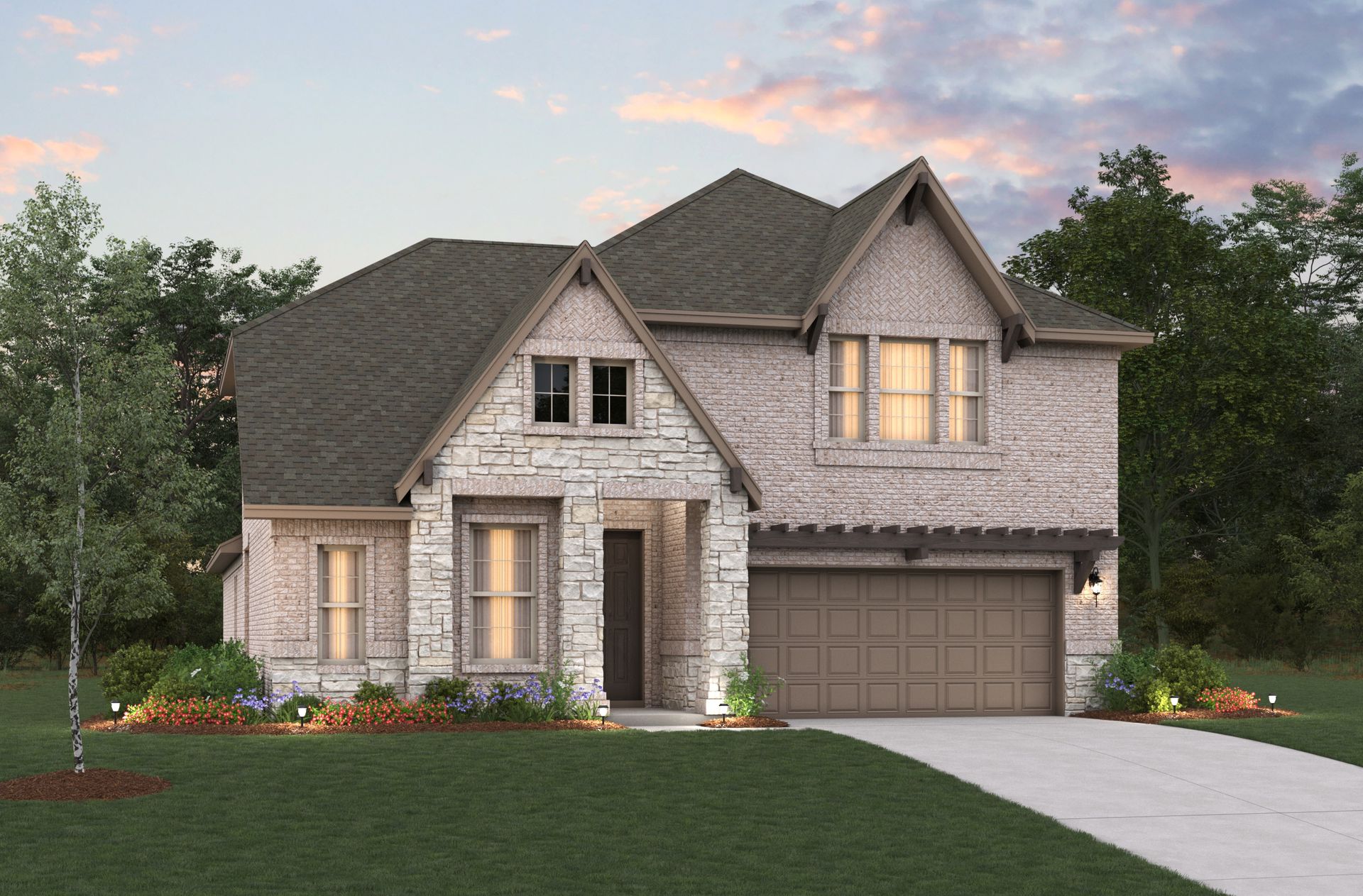 French Country L Elevation
