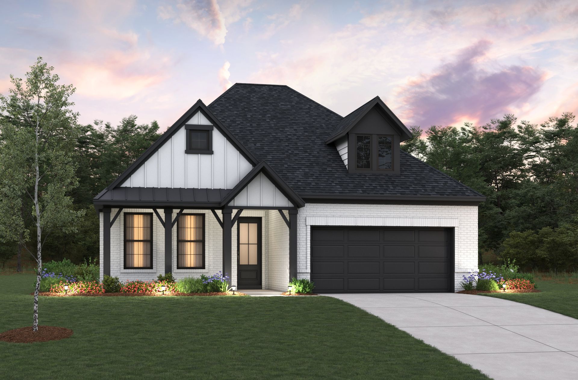 Farmhouse M Elevation