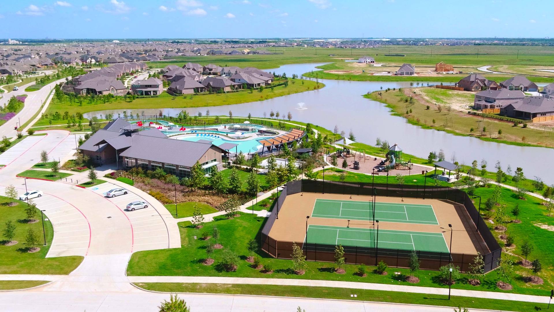 Community Tennis Court and Pool