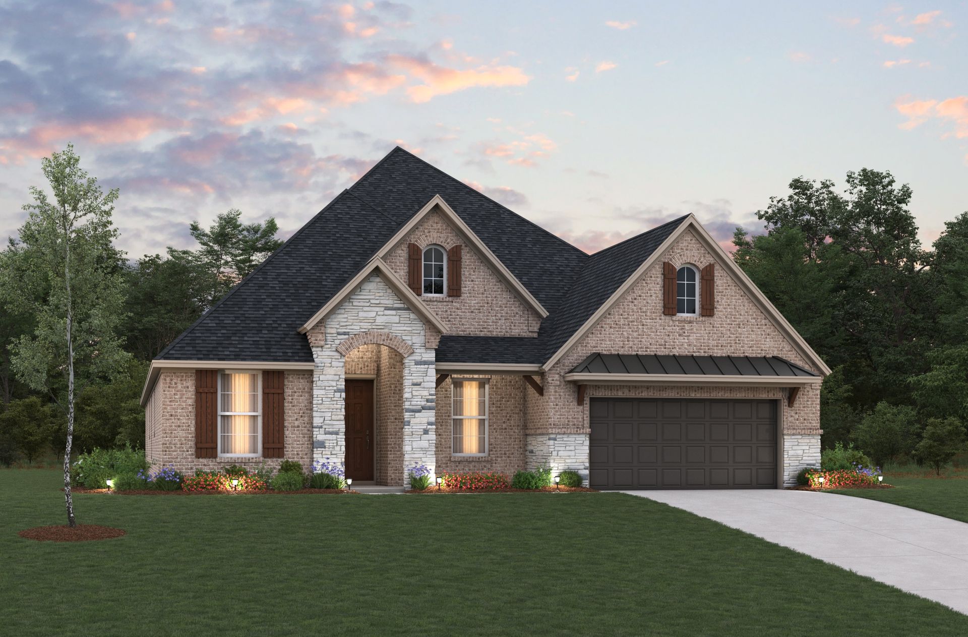 French Country M Elevation