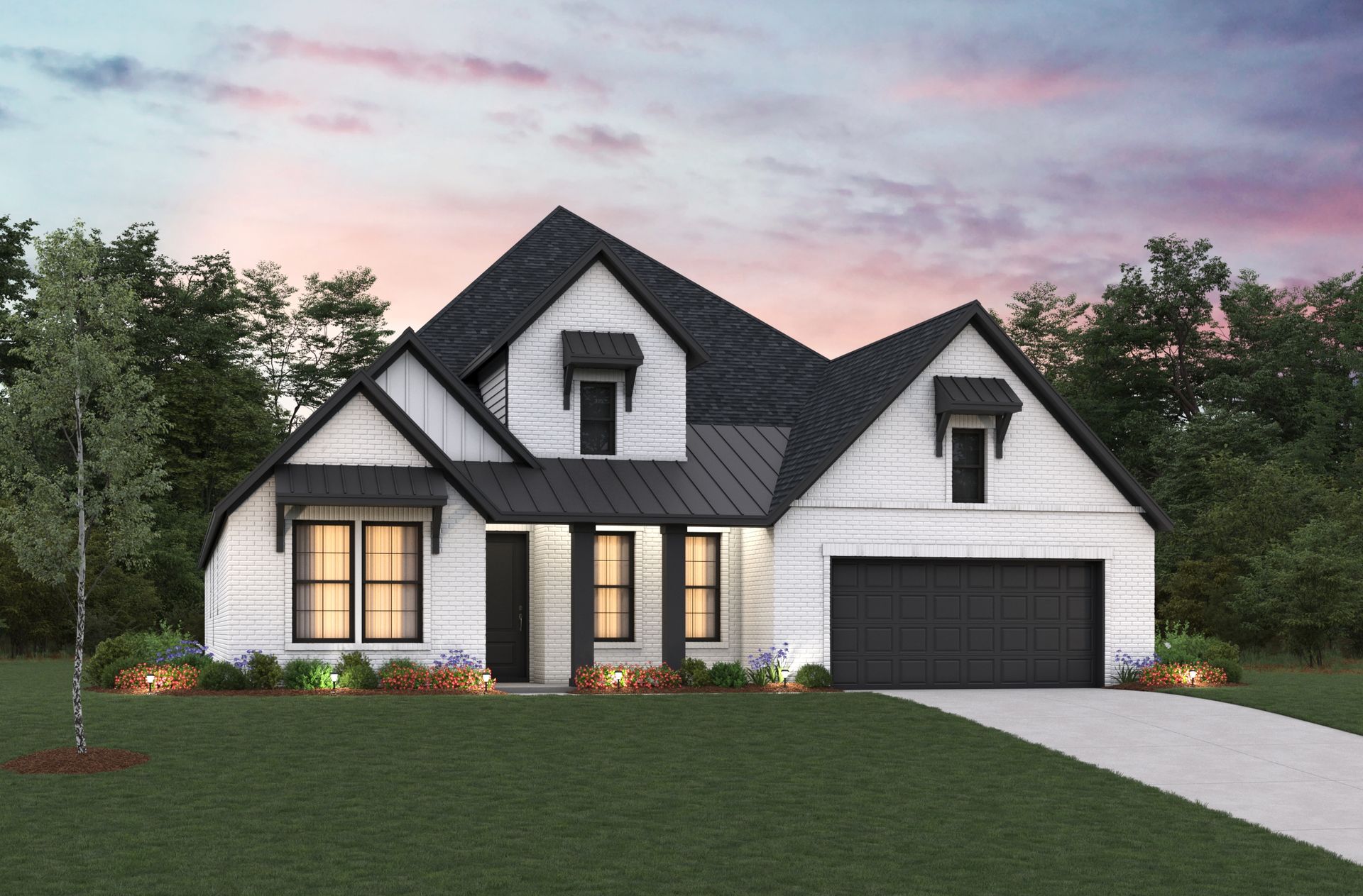 Farmhouse M Elevation