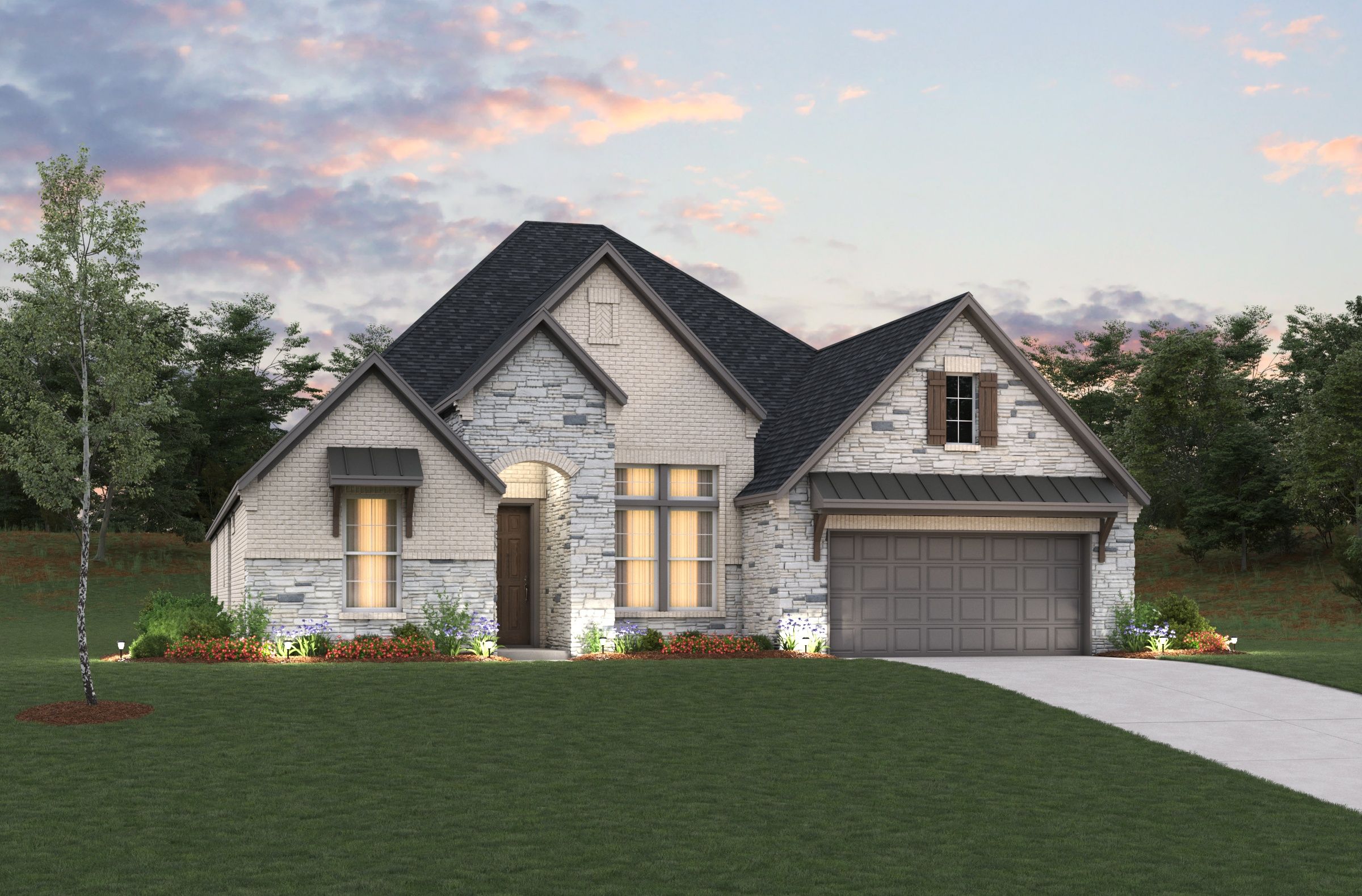 French Country M Elevation