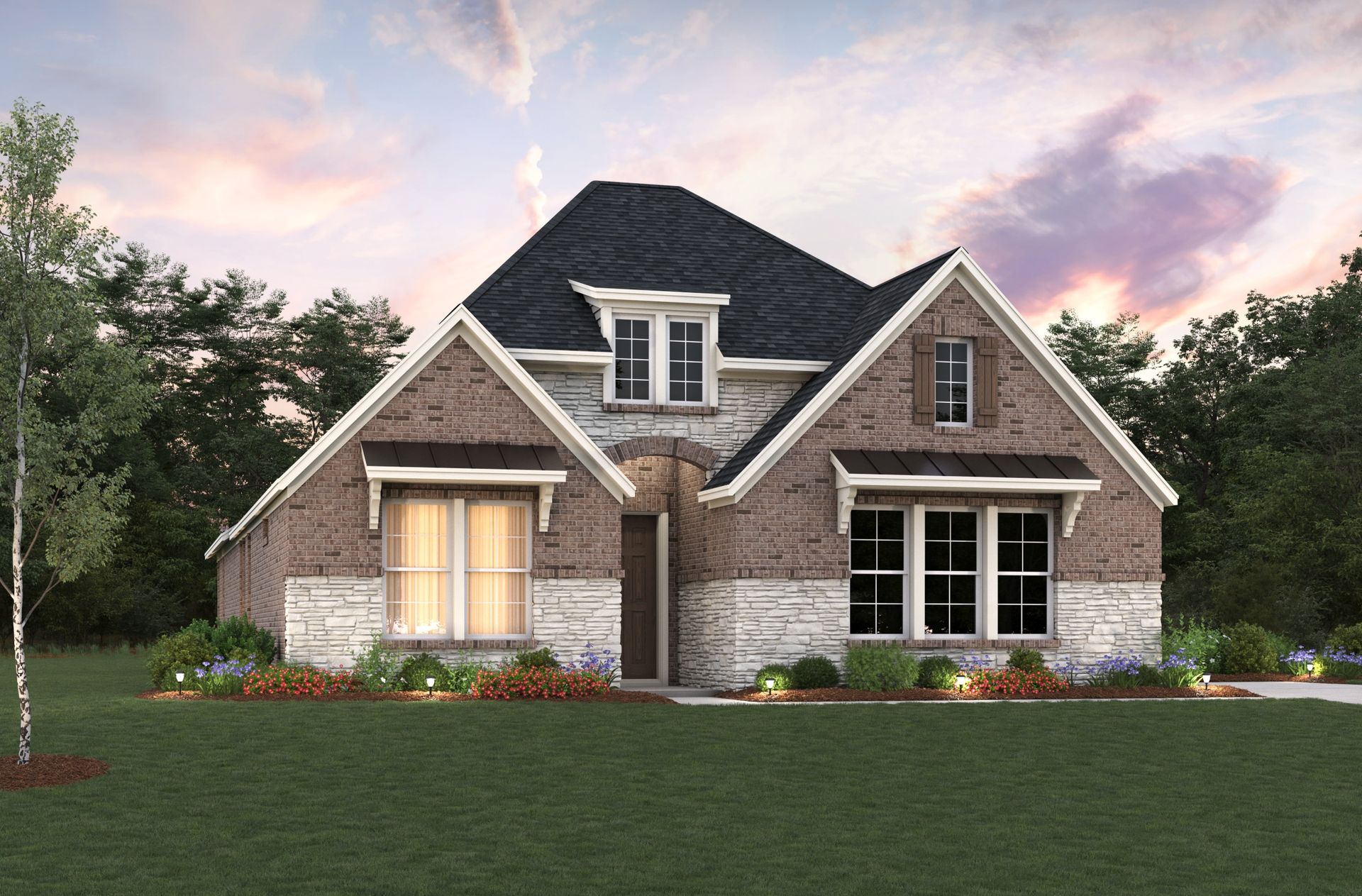 French Country M Elevation