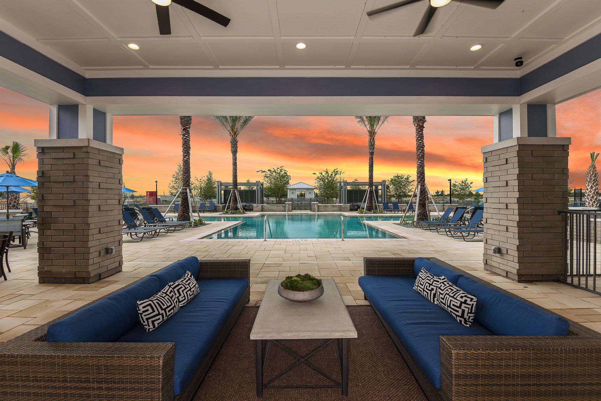 Cabana and Resort-Style Pool