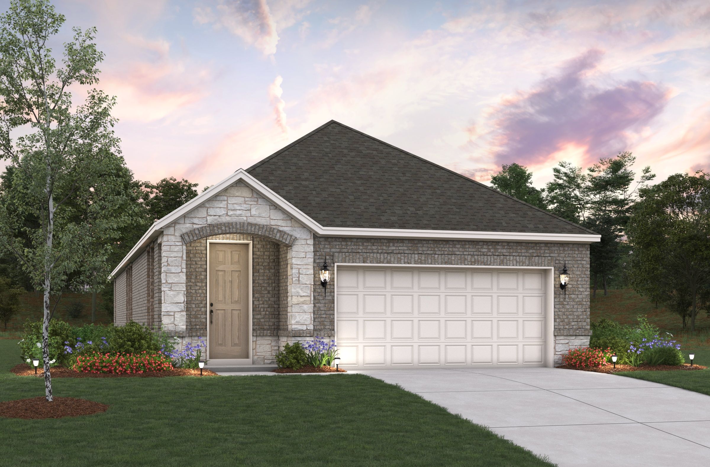 French Country B Elevation