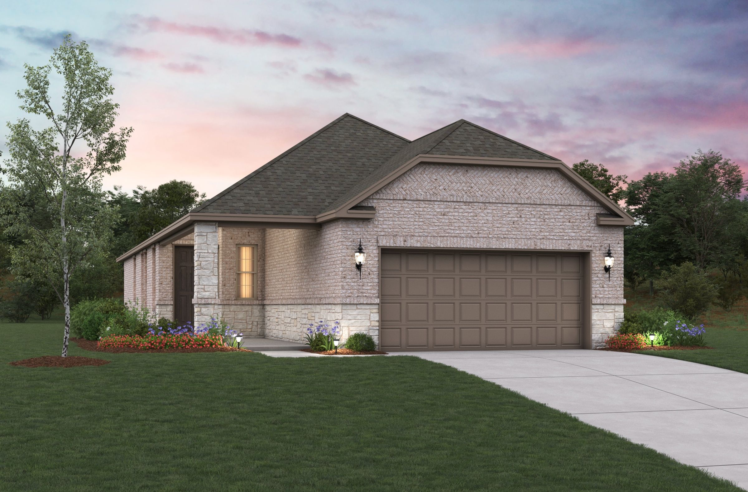 French Country B Elevation