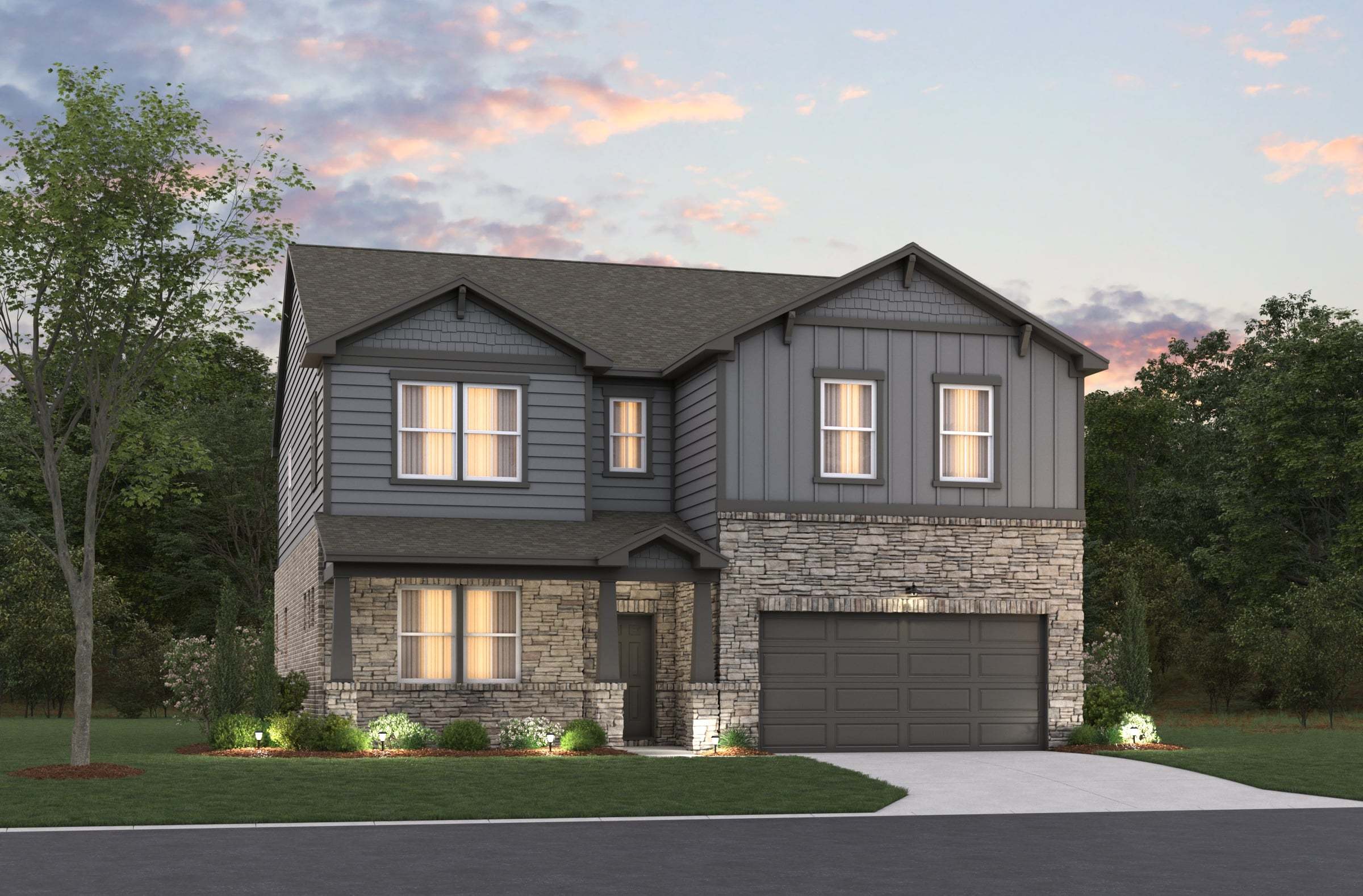 Tifton II Arts and Crafts Elevation