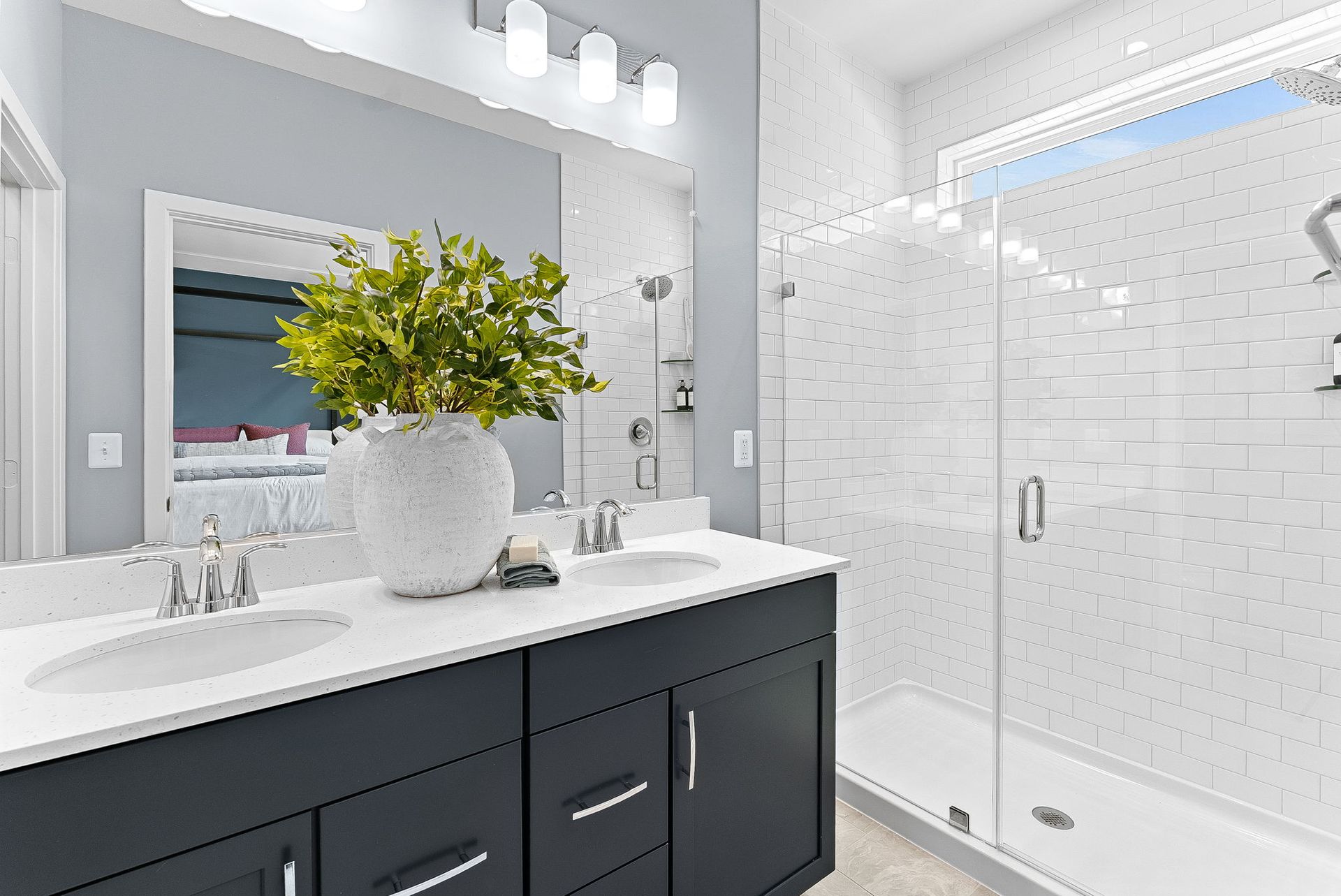 Potomac Primary Bathroom with Frameless Shower