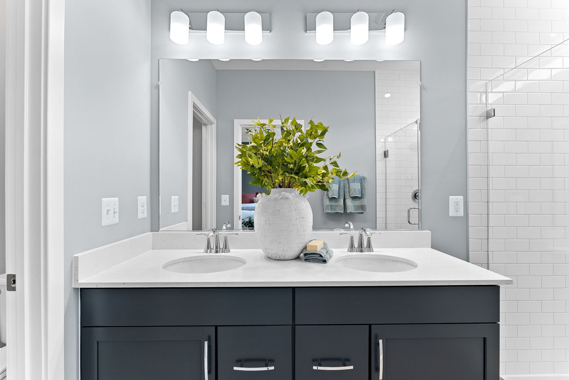 Potomac Primary Bathroom with Dual Vanities