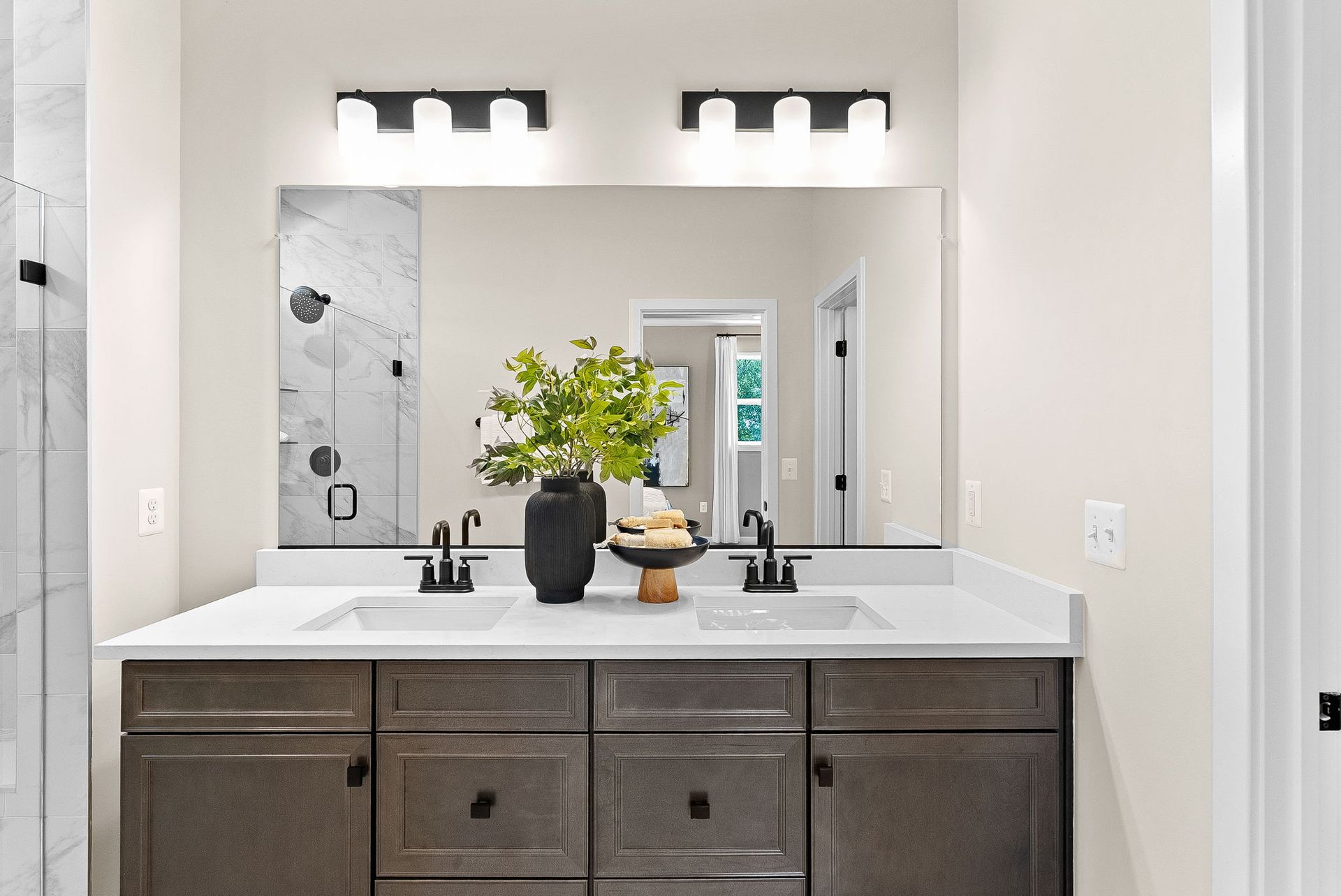 Belle Primary Bathroom with Dual Cabinets