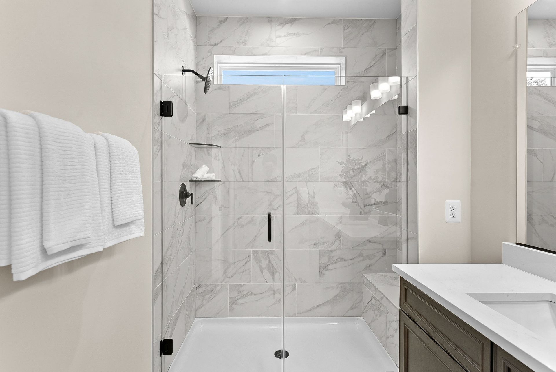 Belle Primary Bathroom with Frameless Shower