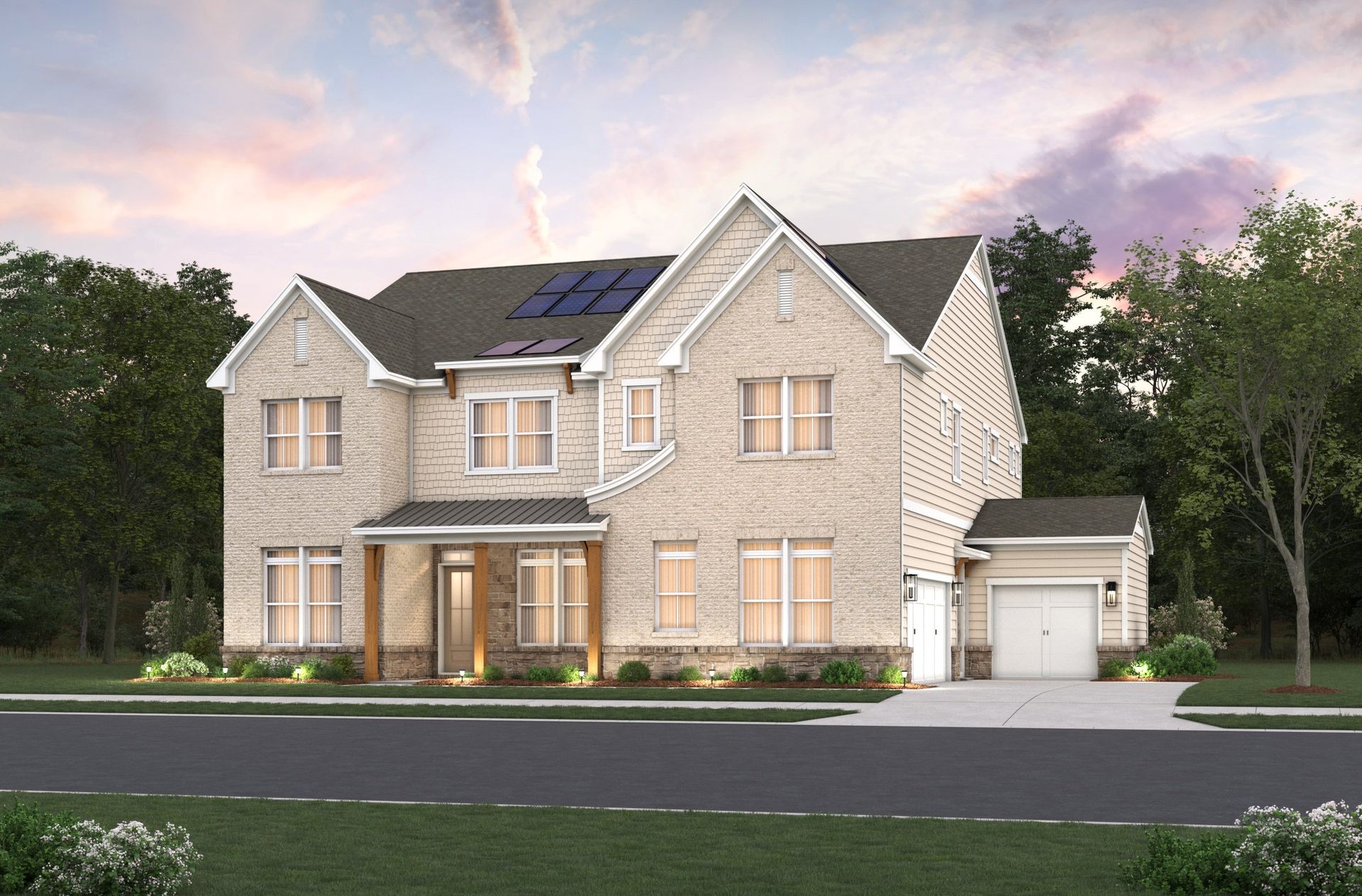 Nottely French Country Elevation