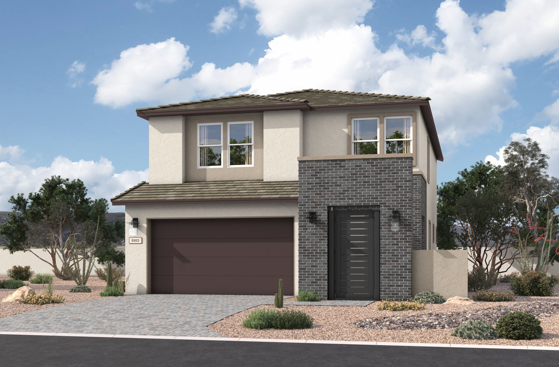 Sedona Desert Contemporary Elevation