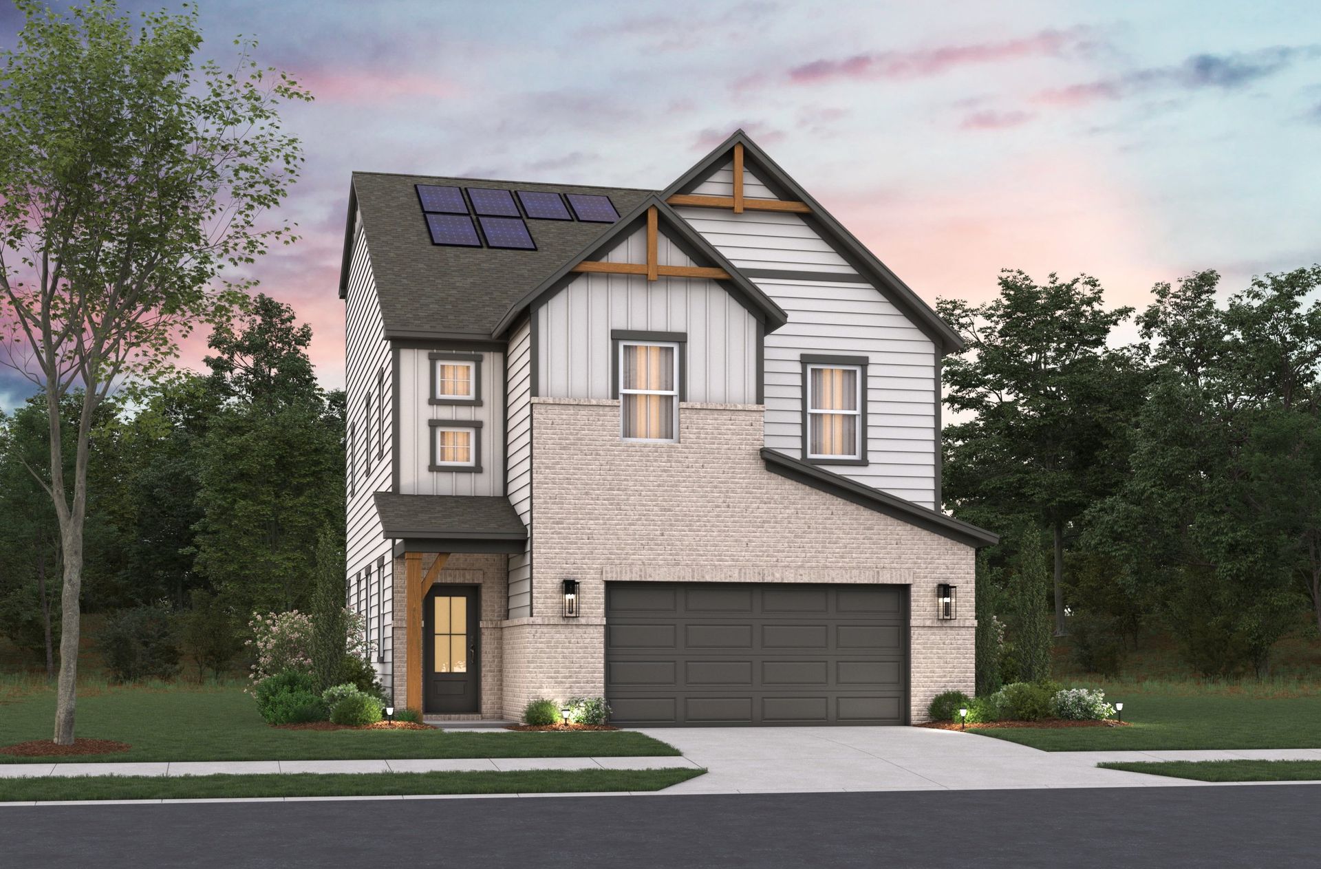 Keystone Farmhouse B Elevation