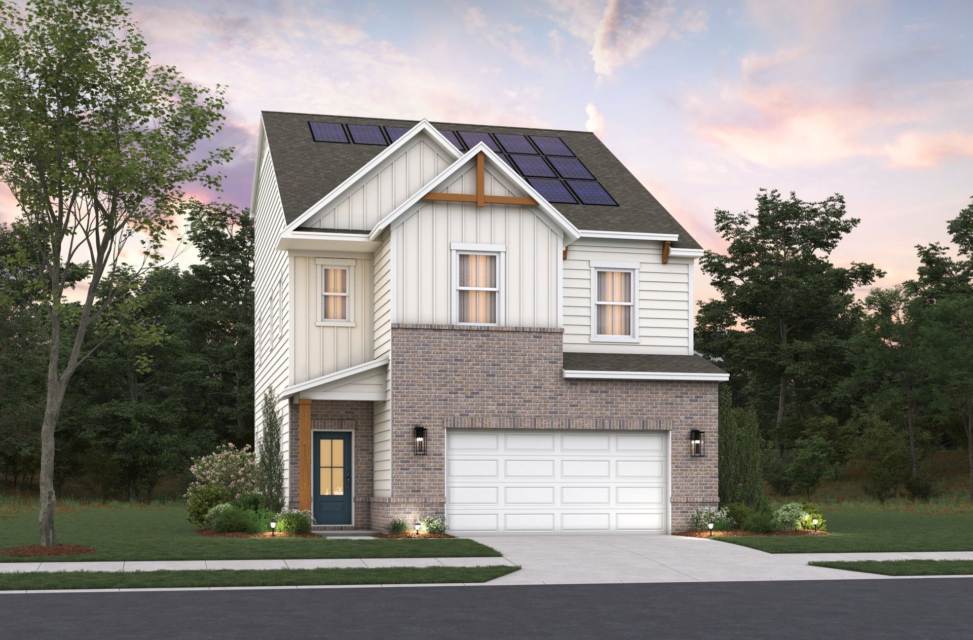 Keystone Farmhouse A Elevation
