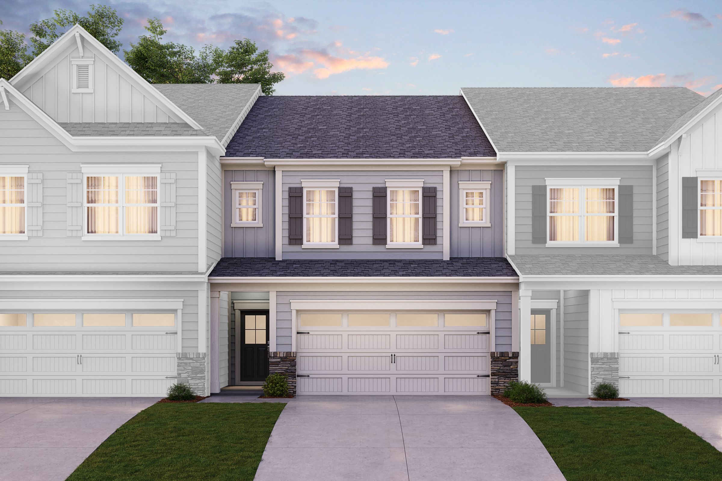 Addison - Friendship Village Townes: Broadway, North Carolina - Beazer Homes