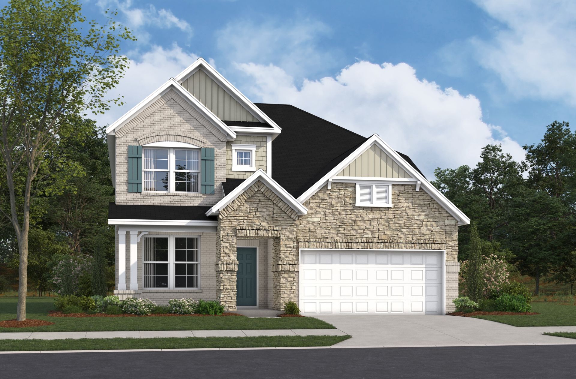 French Country L Elevation
