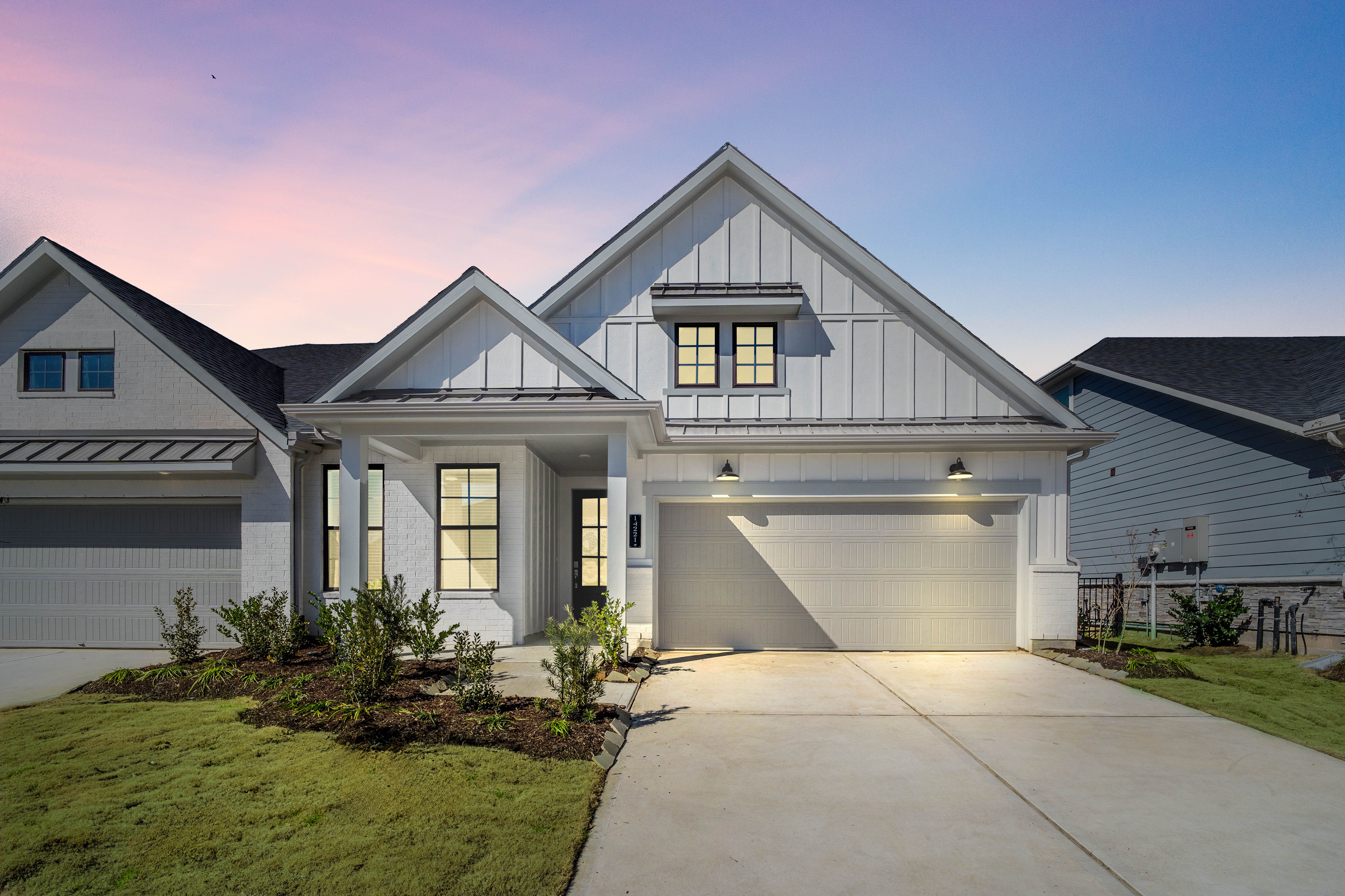 Gatherings at Chambers Creek - Duets Collection por Beazer Homes en Houston Texas