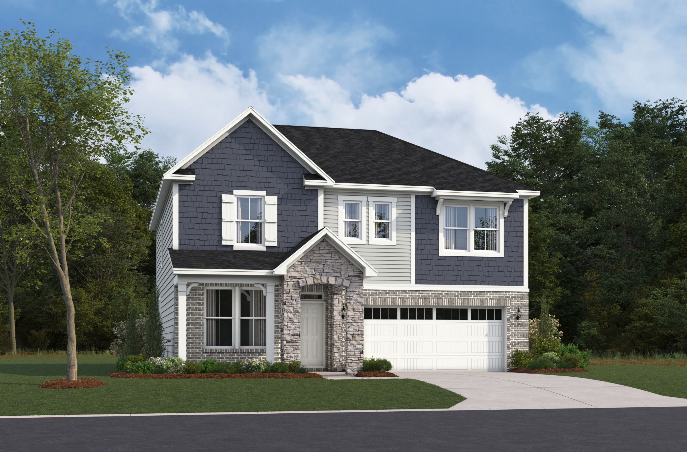 French Country M Elevation