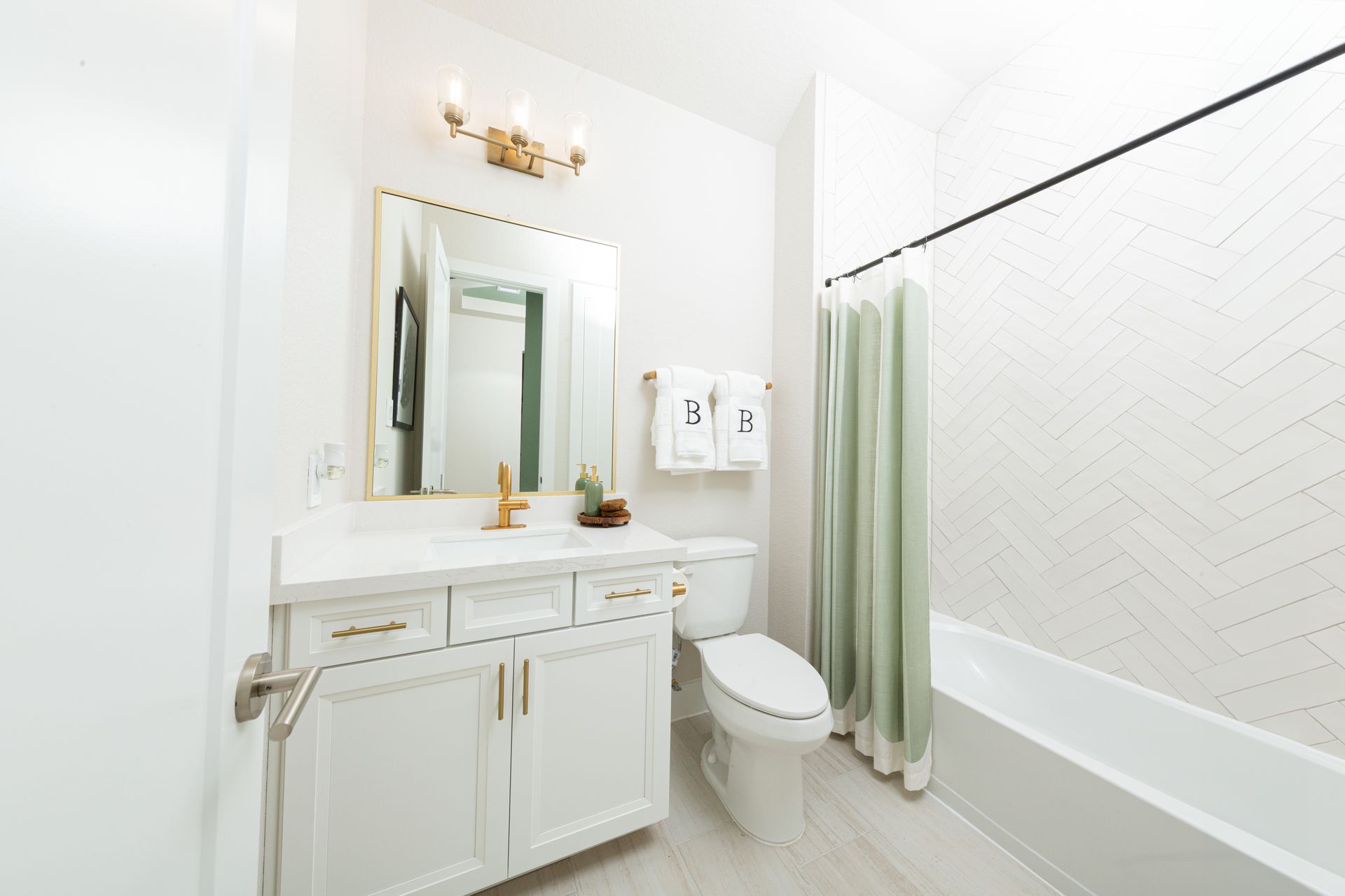 Reflection Secondary Bathroom