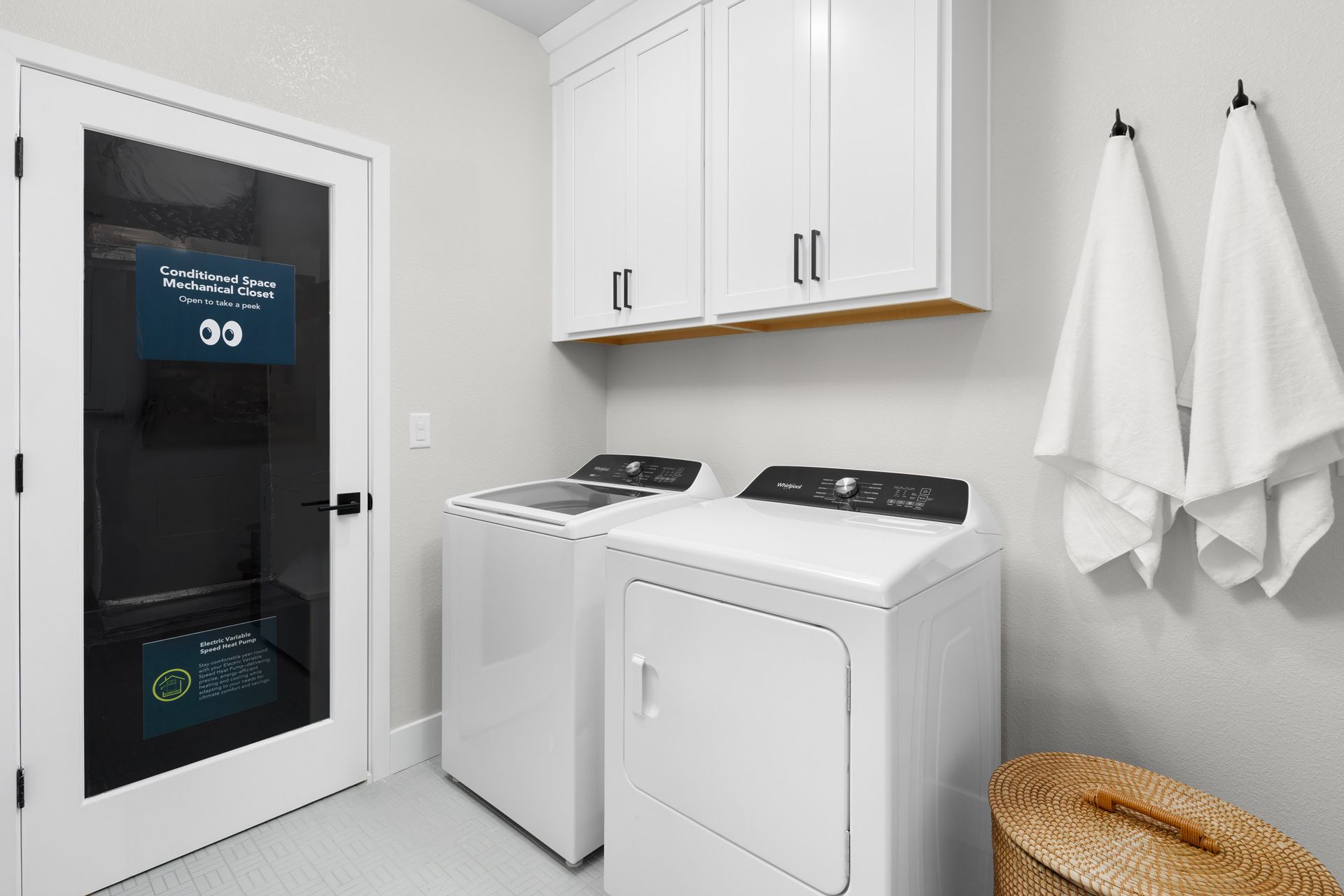 Mahogany Laundry Room