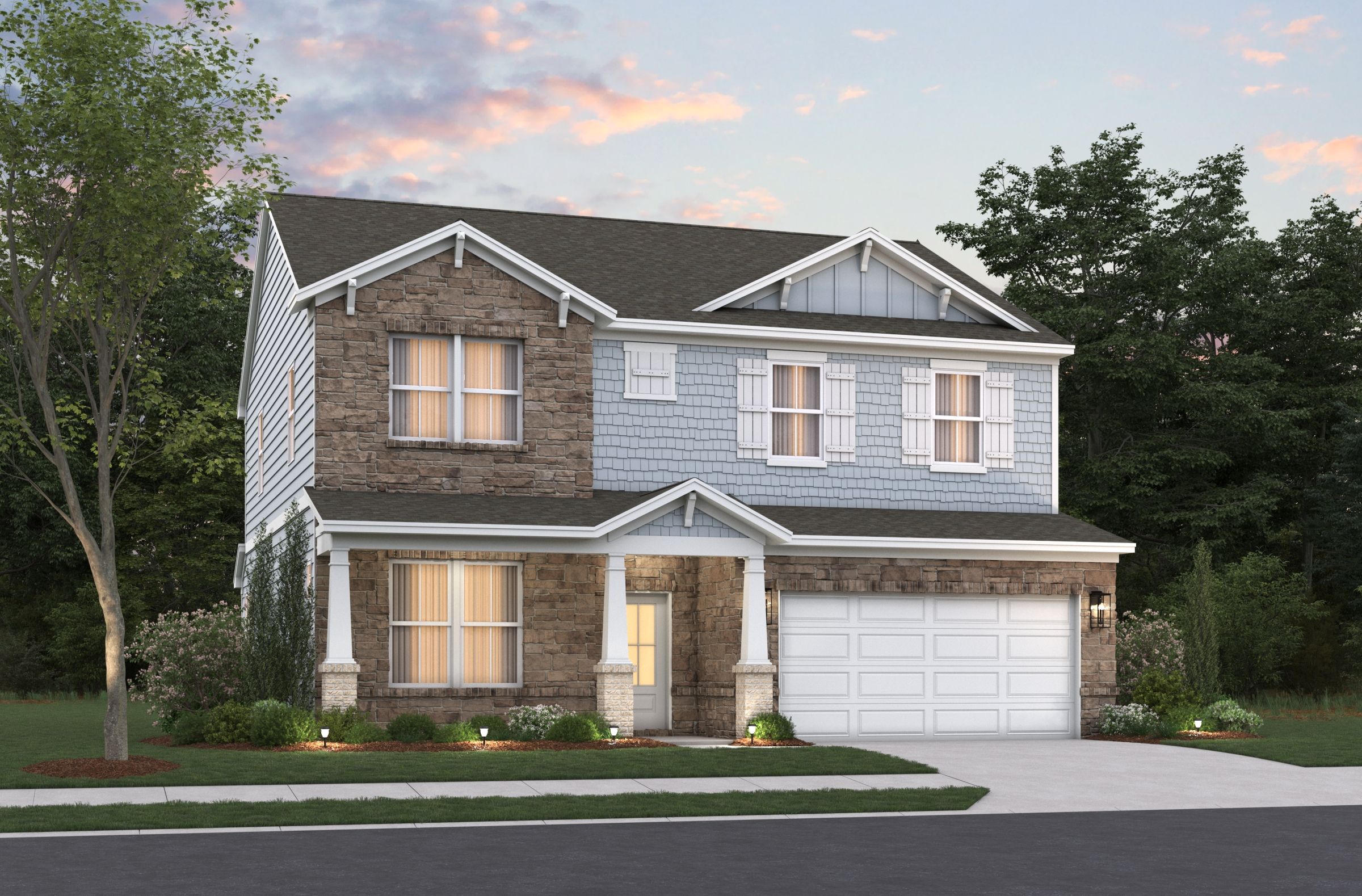 Emerson - The Paddocks at Doc Hughes: Buford, Georgia - Beazer Homes