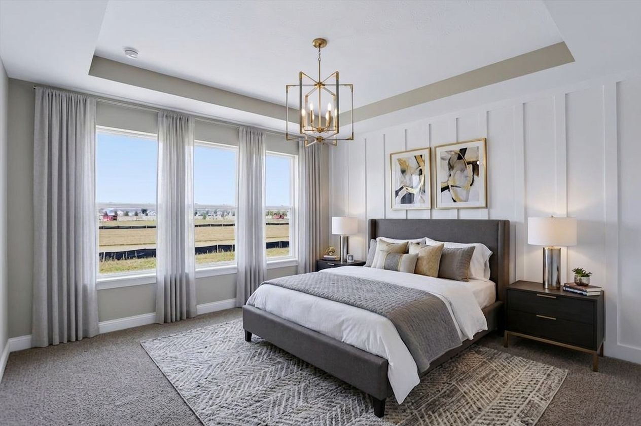 Hudson Primary Bedroom Virtual Staging
