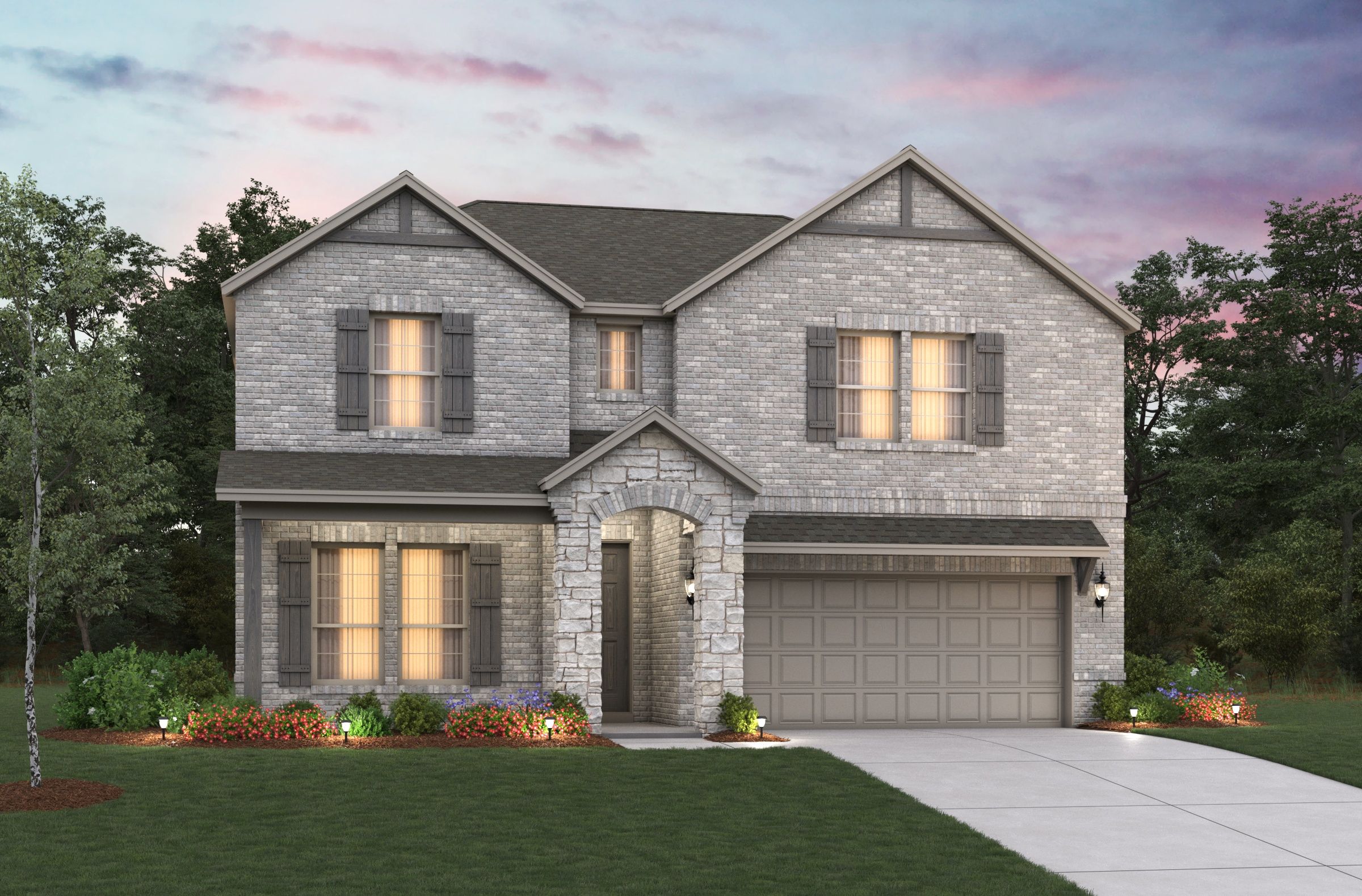 Rainier French Country D Exterior